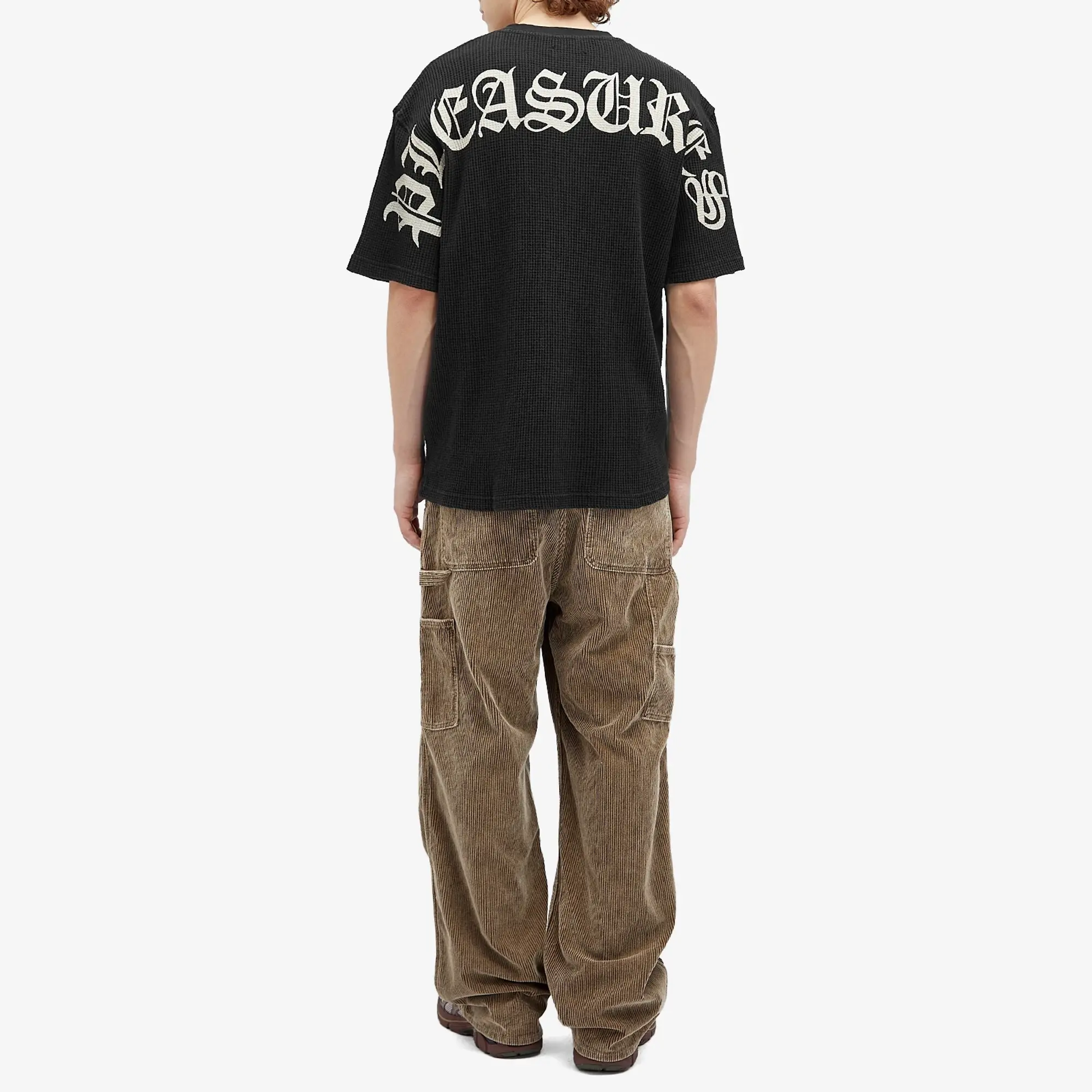 Pleasures Men's Neural Waffle T-Shirt Black