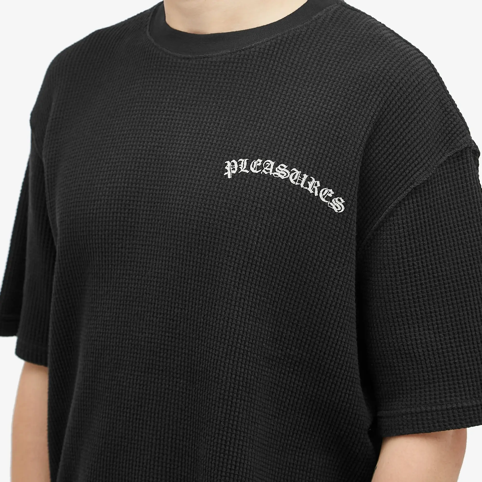 Pleasures Men's Neural Waffle T-Shirt Black