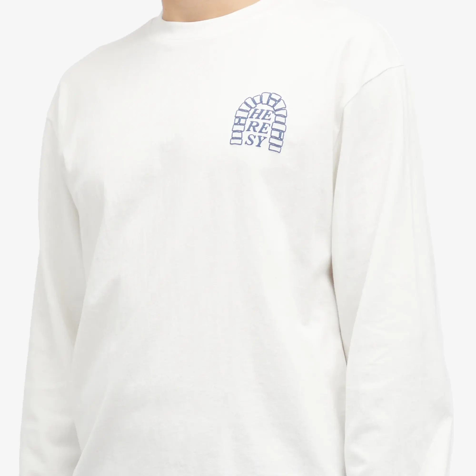 Heresy Men's Arch Logo Long Sleeve T-Shirt Ecru