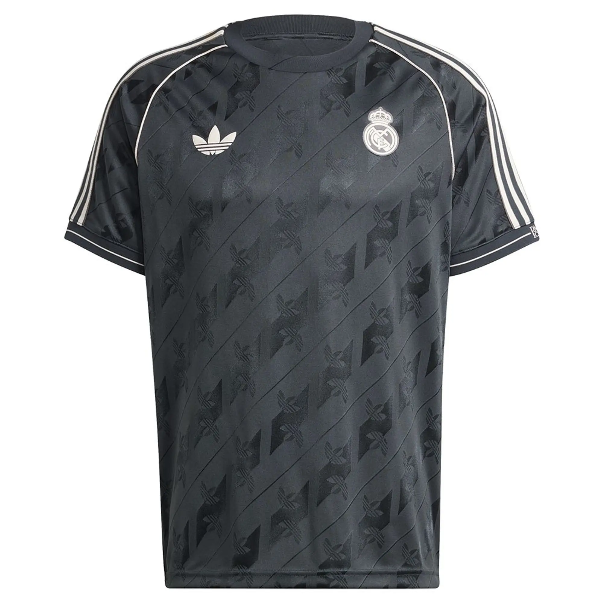 Adidas Real Madrid Lfstlr Short Sleeve T-shirt  - Black