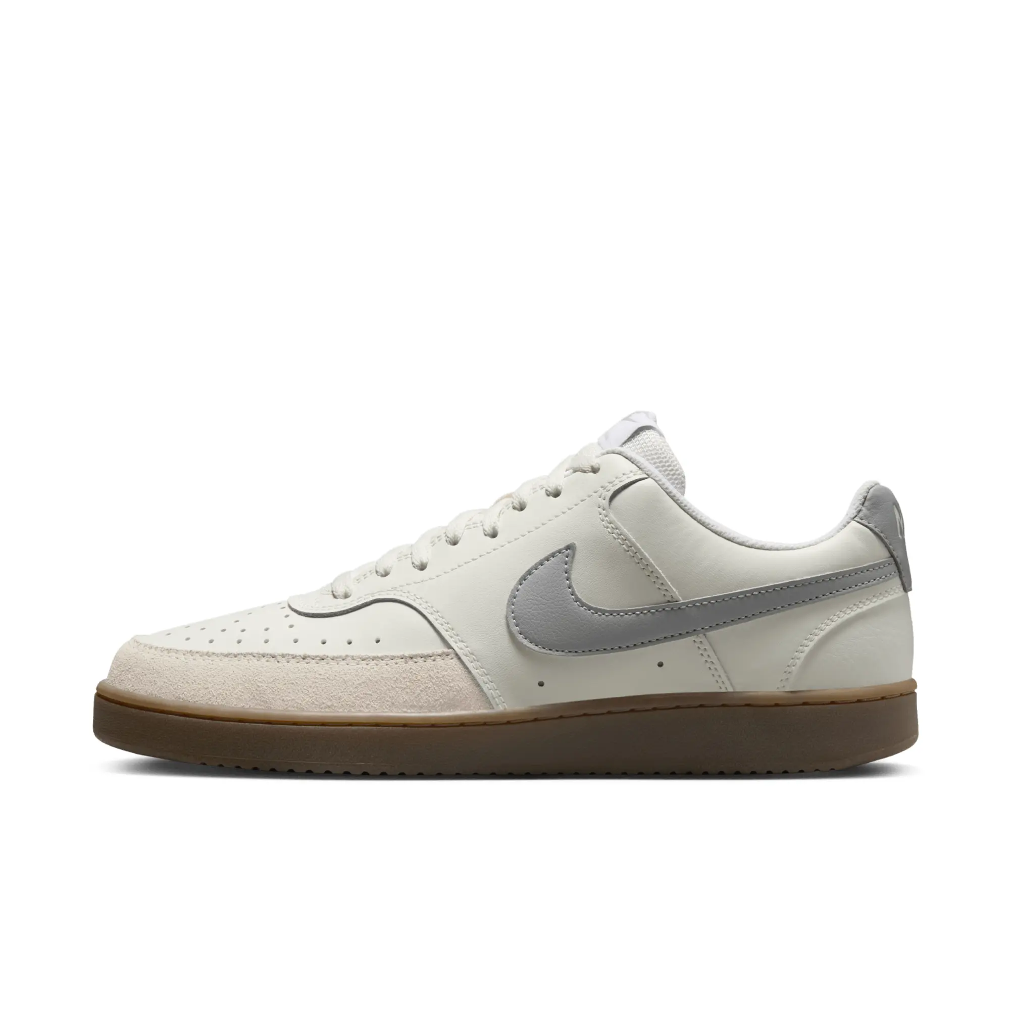 Nike court vision trainers in beige multi