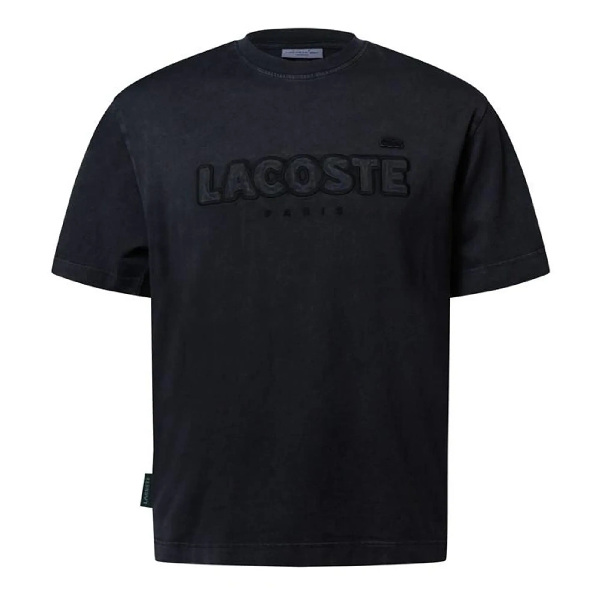 Lacoste Loose Fit Heavy Cotton T-shirt - Black