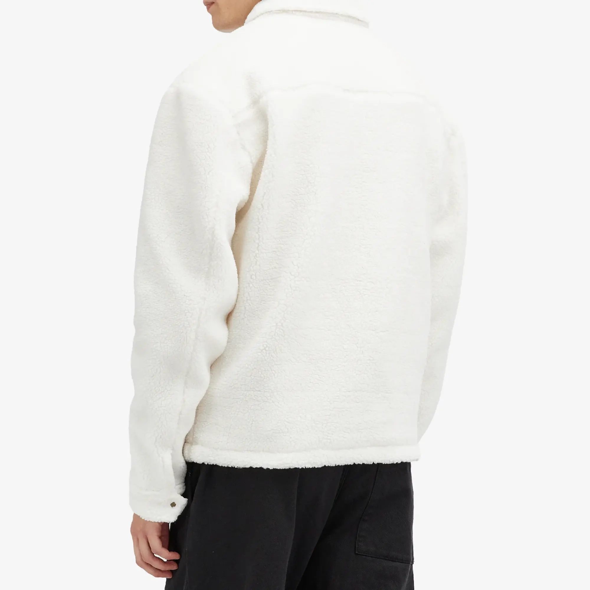 Bram's Fruit Men's Pullover Fleece Sweatshirt White