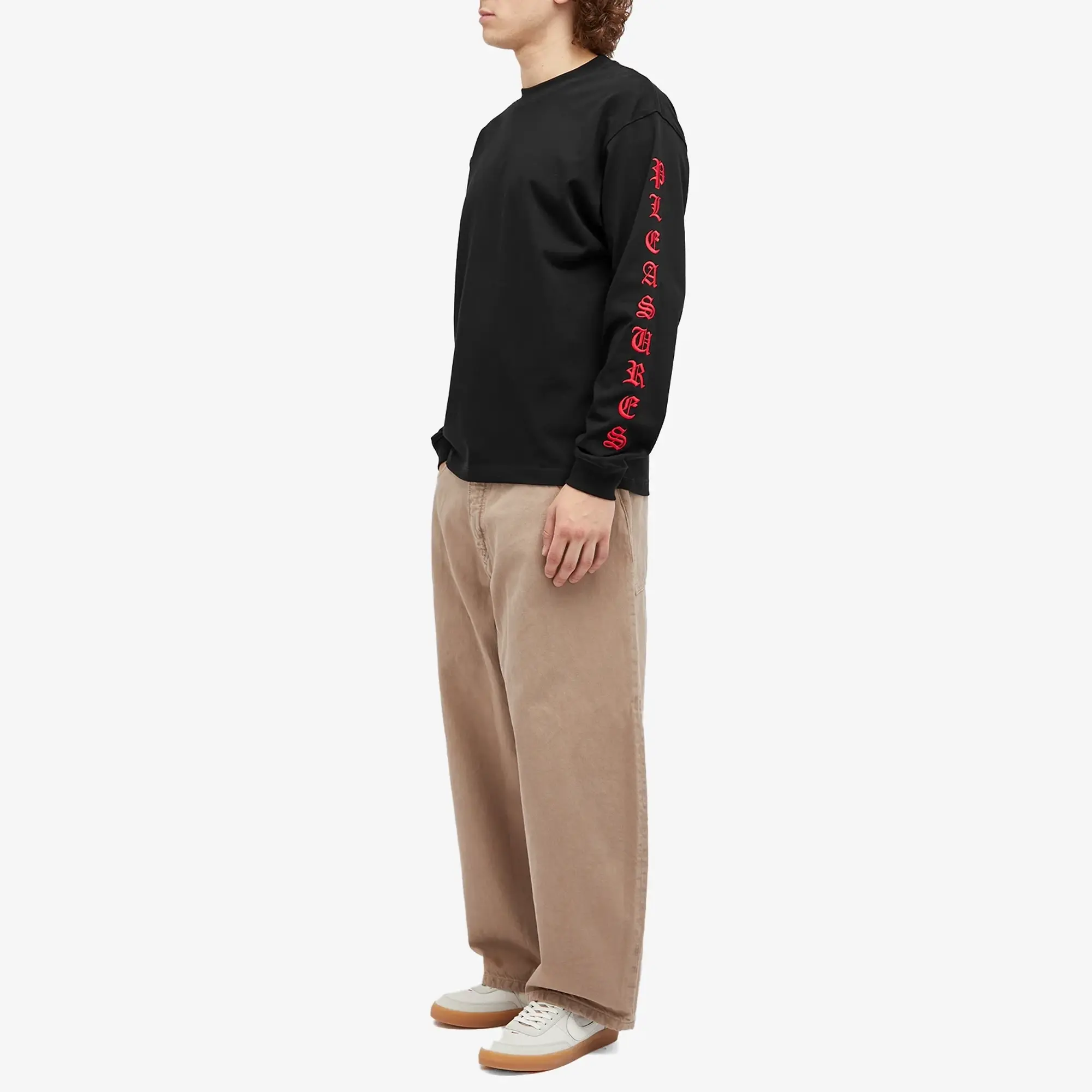 Pleasures Men's OE Heavyweight Long Sleeve T-Shirt Black