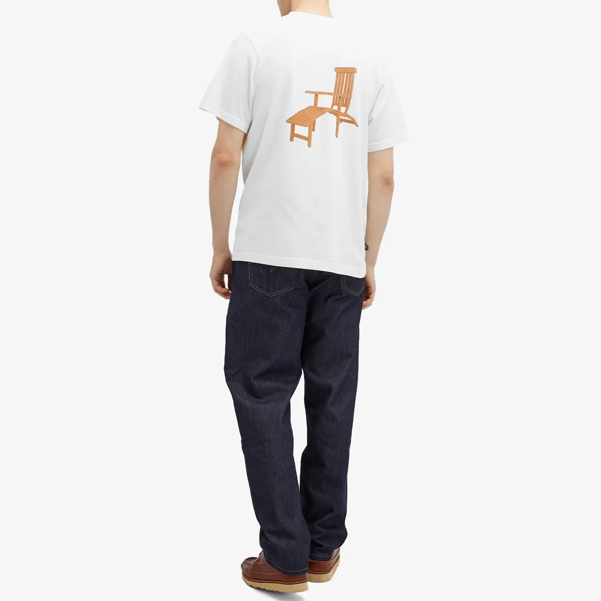Bram's Fruit Men's Deck Chair T-Shirt White