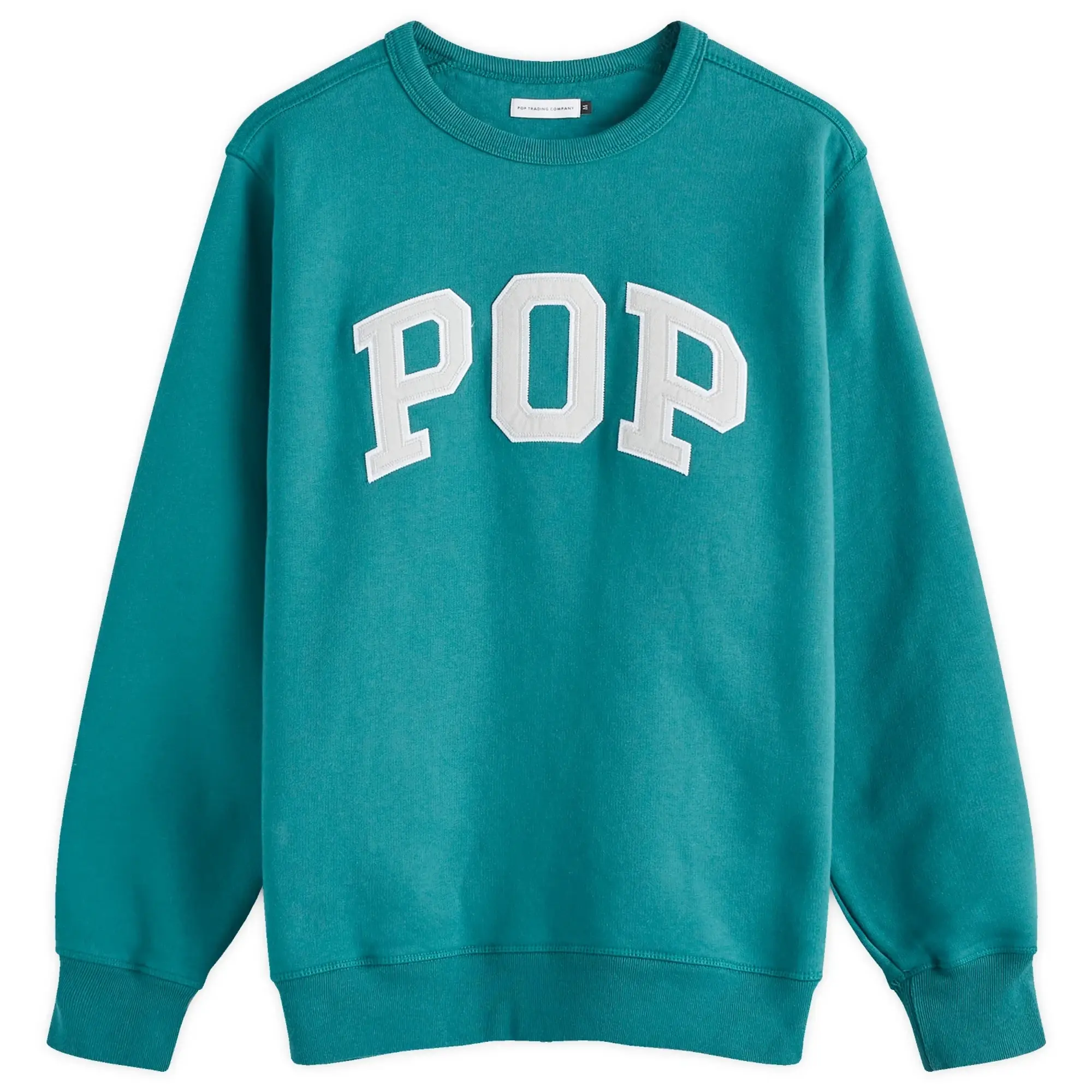 Pop Trading Company Men's Arch Logo Crew Sweat Bayberry