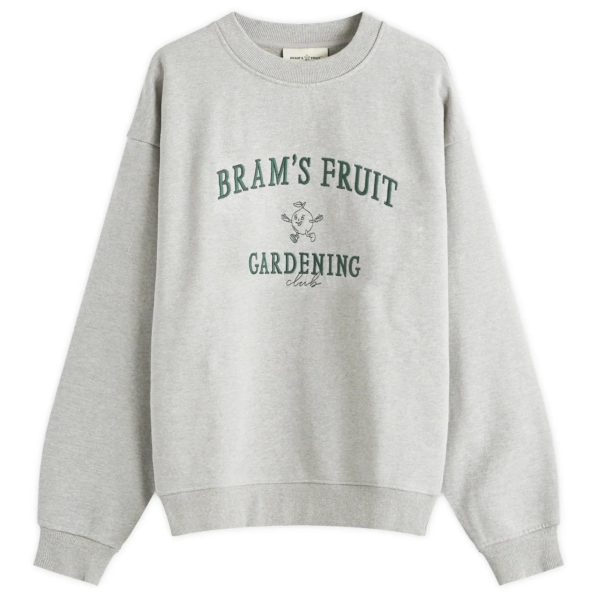 Bram's Fruit Men's Gardening Club Crew Sweatshirt Grey