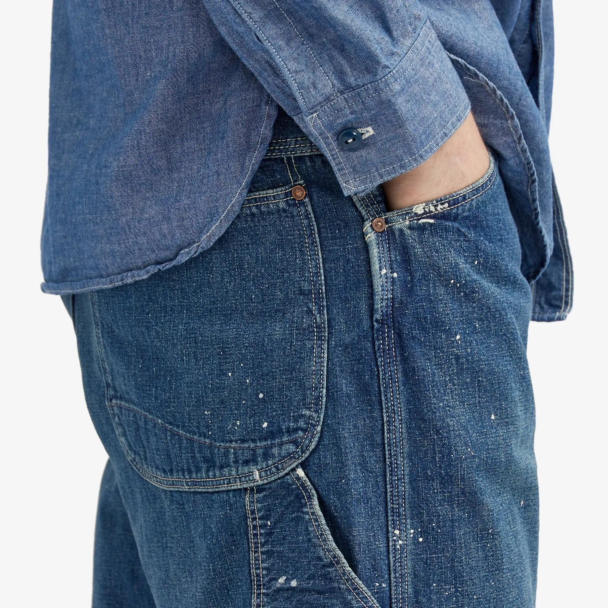 orSlow Men's Painter Pant 2 Year Wash