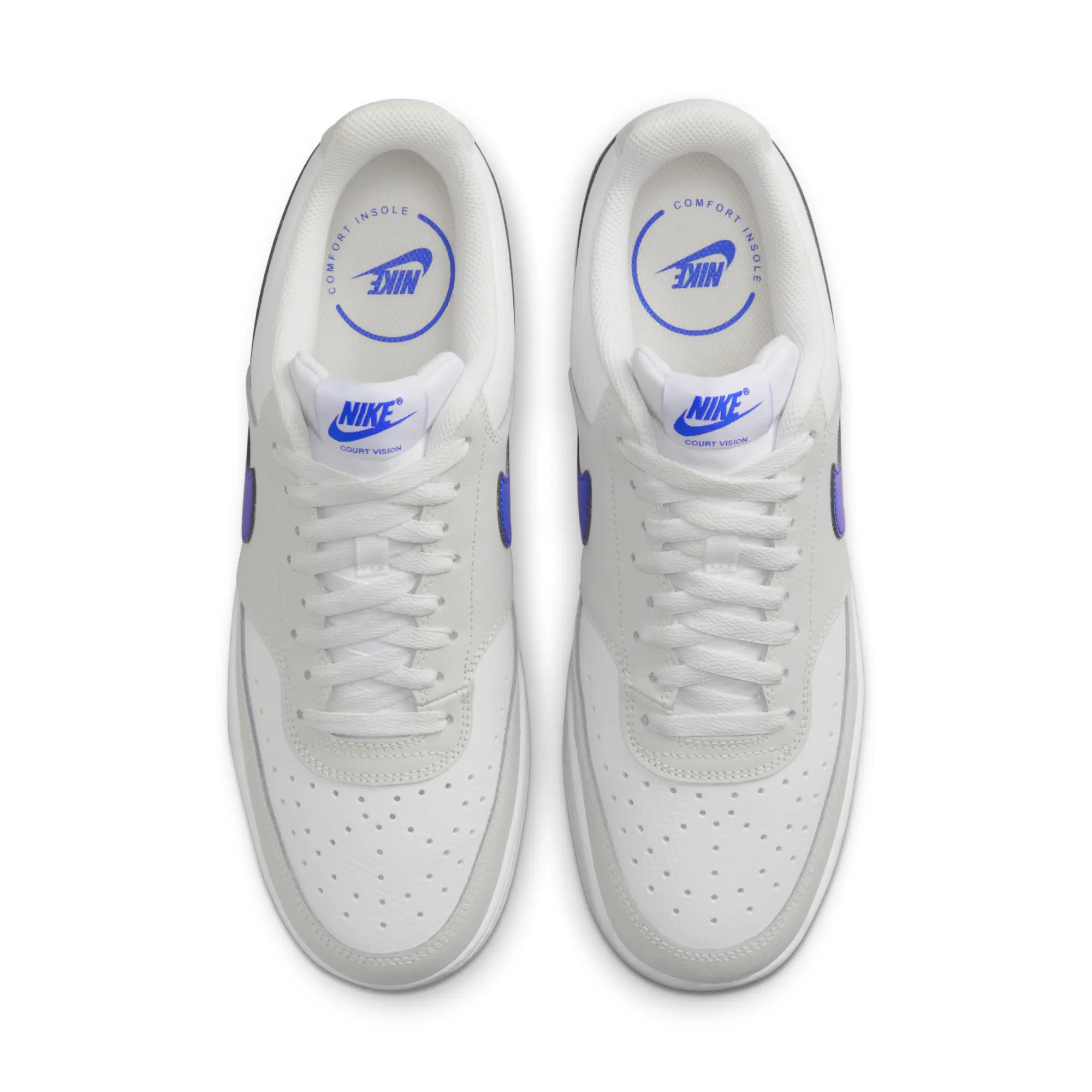 Nike court vision trainers in grey & black
