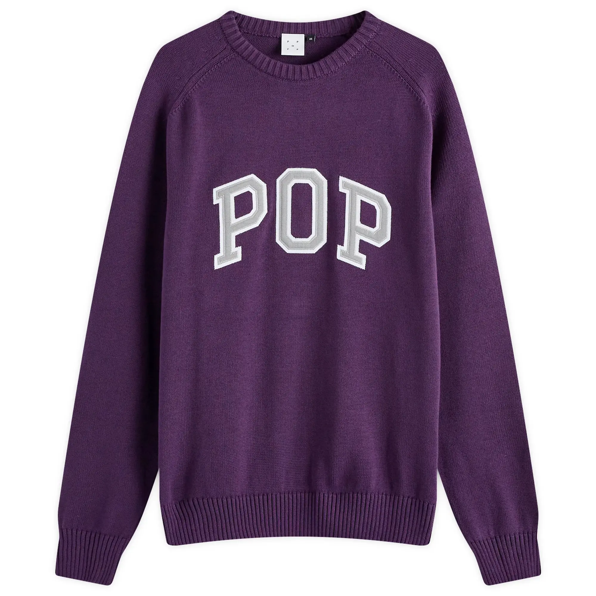 Pop Trading Company Men's Arch Logo Crew Knit Mysterioso