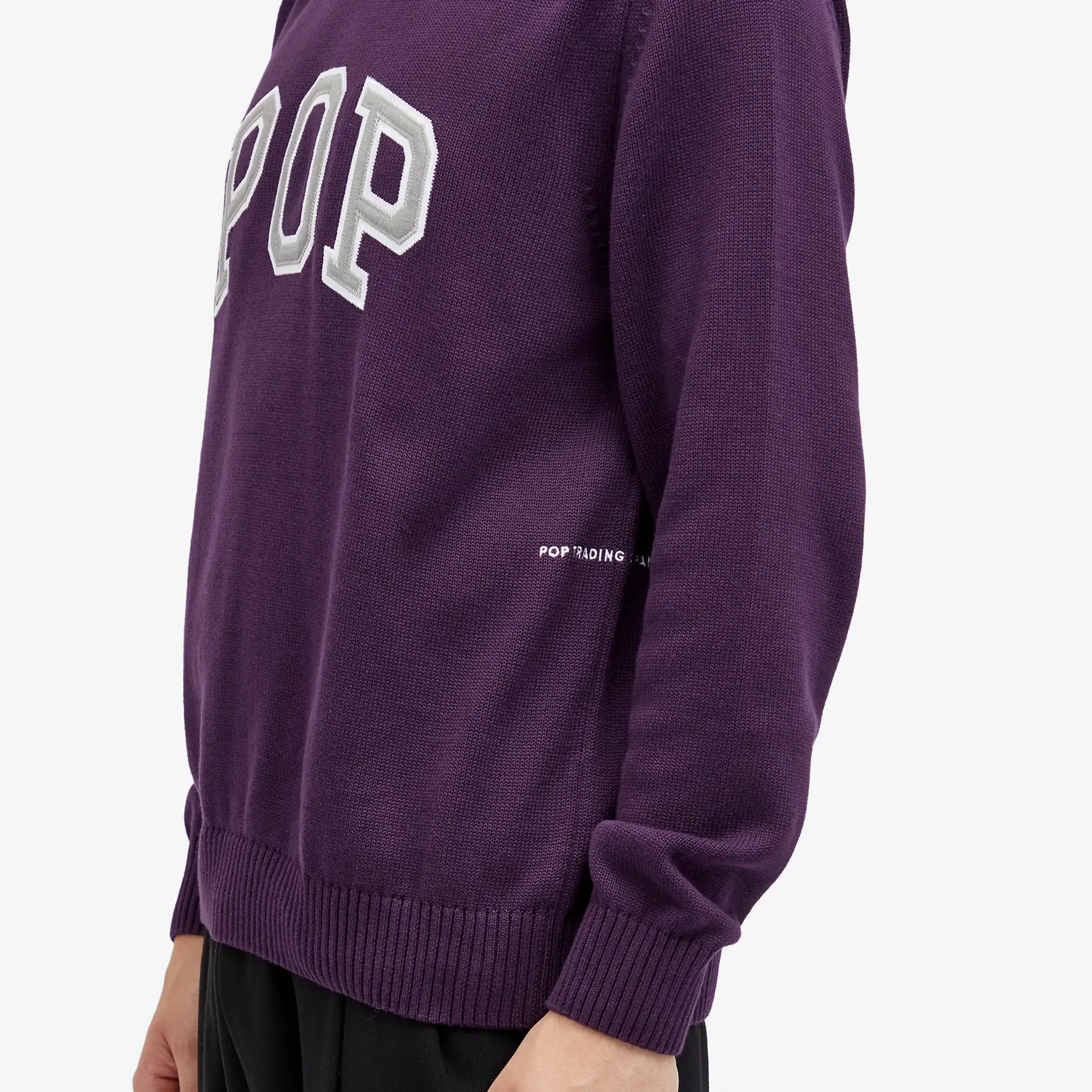 Pop Trading Company Men's Arch Logo Crew Knit Mysterioso
