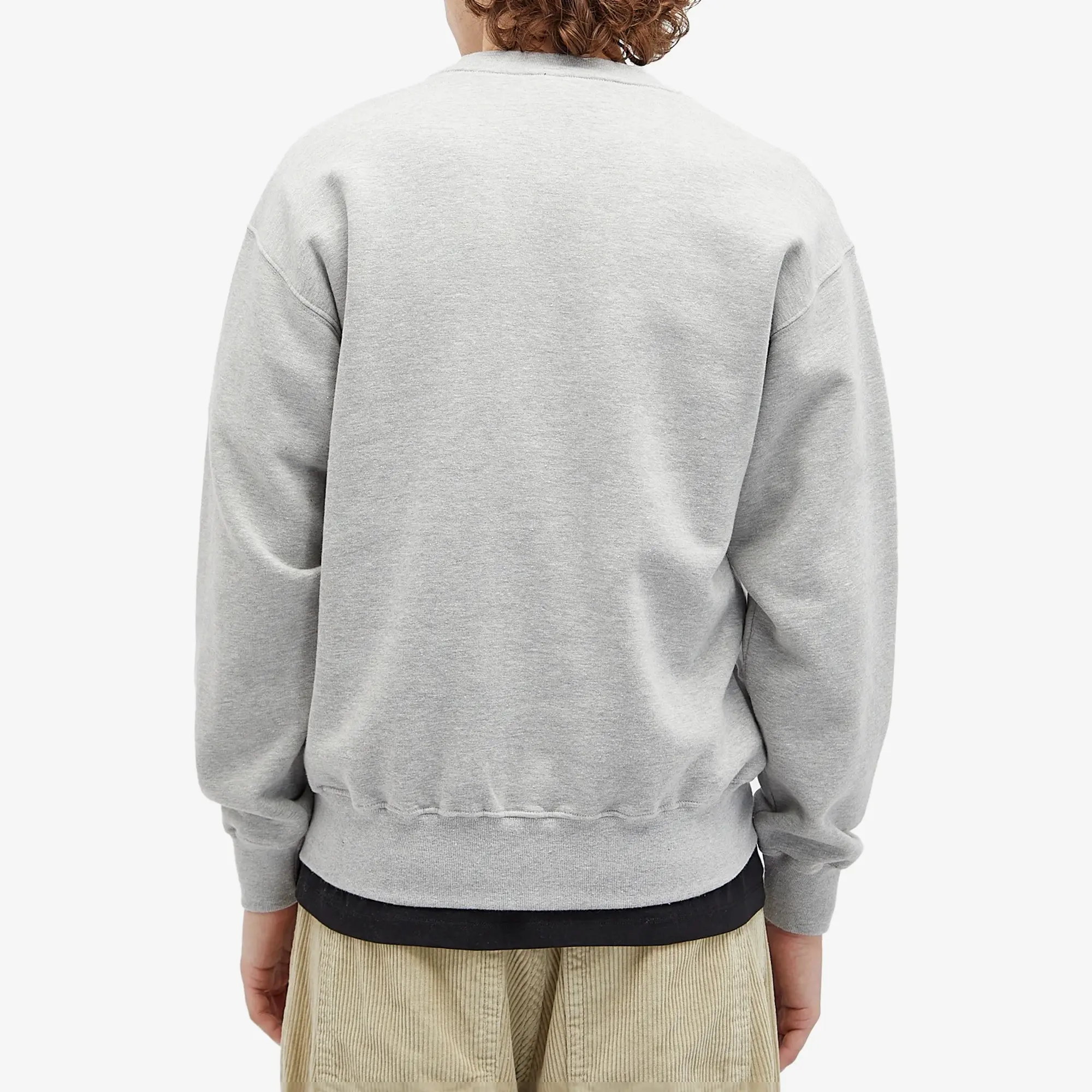 No Problemo Men's Subway Crew Sweatshirt Grey Marl