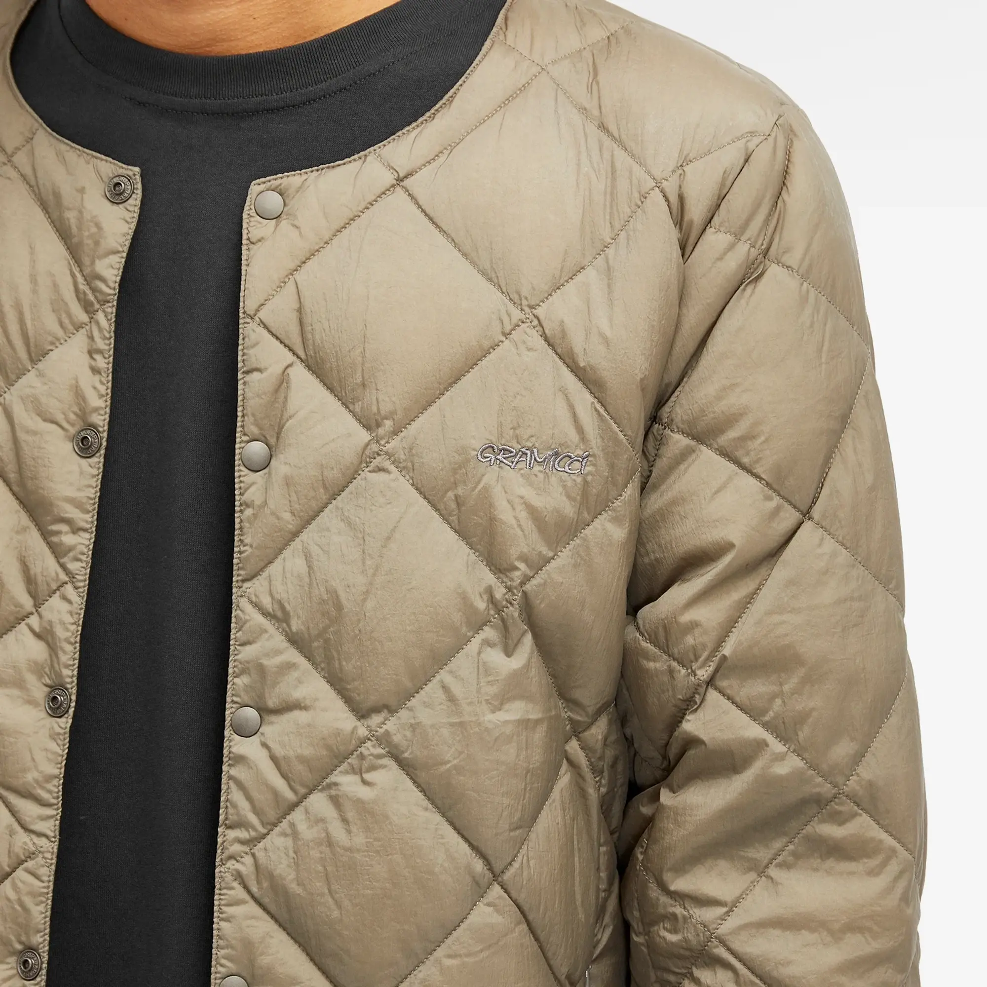 Gramicci Men's x Taion Inner Down Jacket Stone Grey