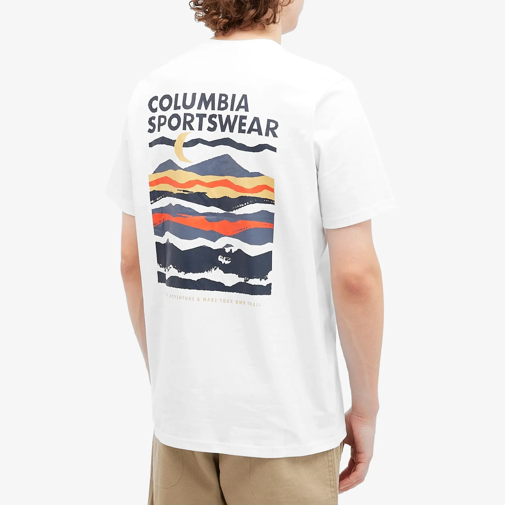 Columbia Explorers Canyon Back Ss Tee Men Shortsleeves White