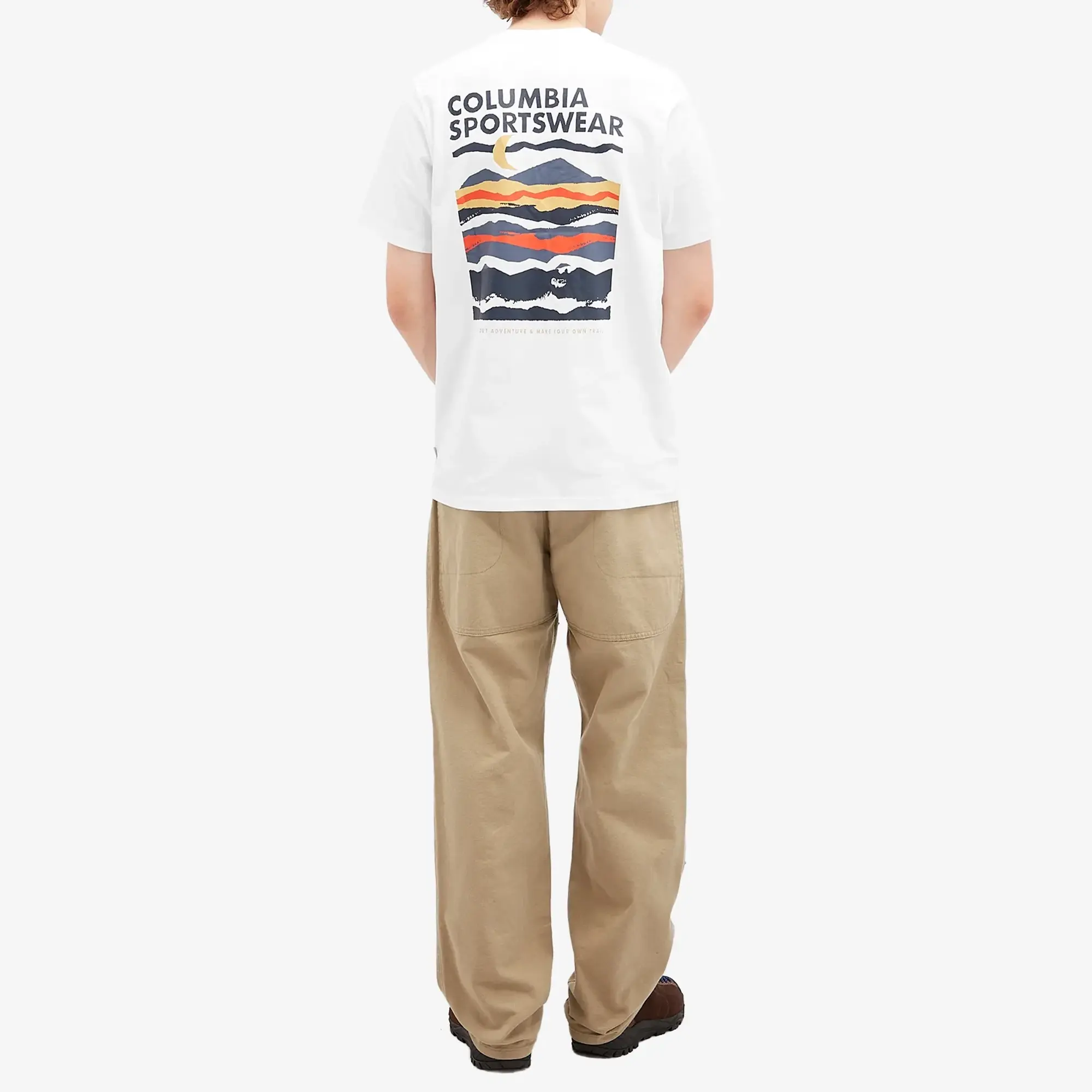 Columbia Explorers Canyon Back Ss Tee Men Shortsleeves White