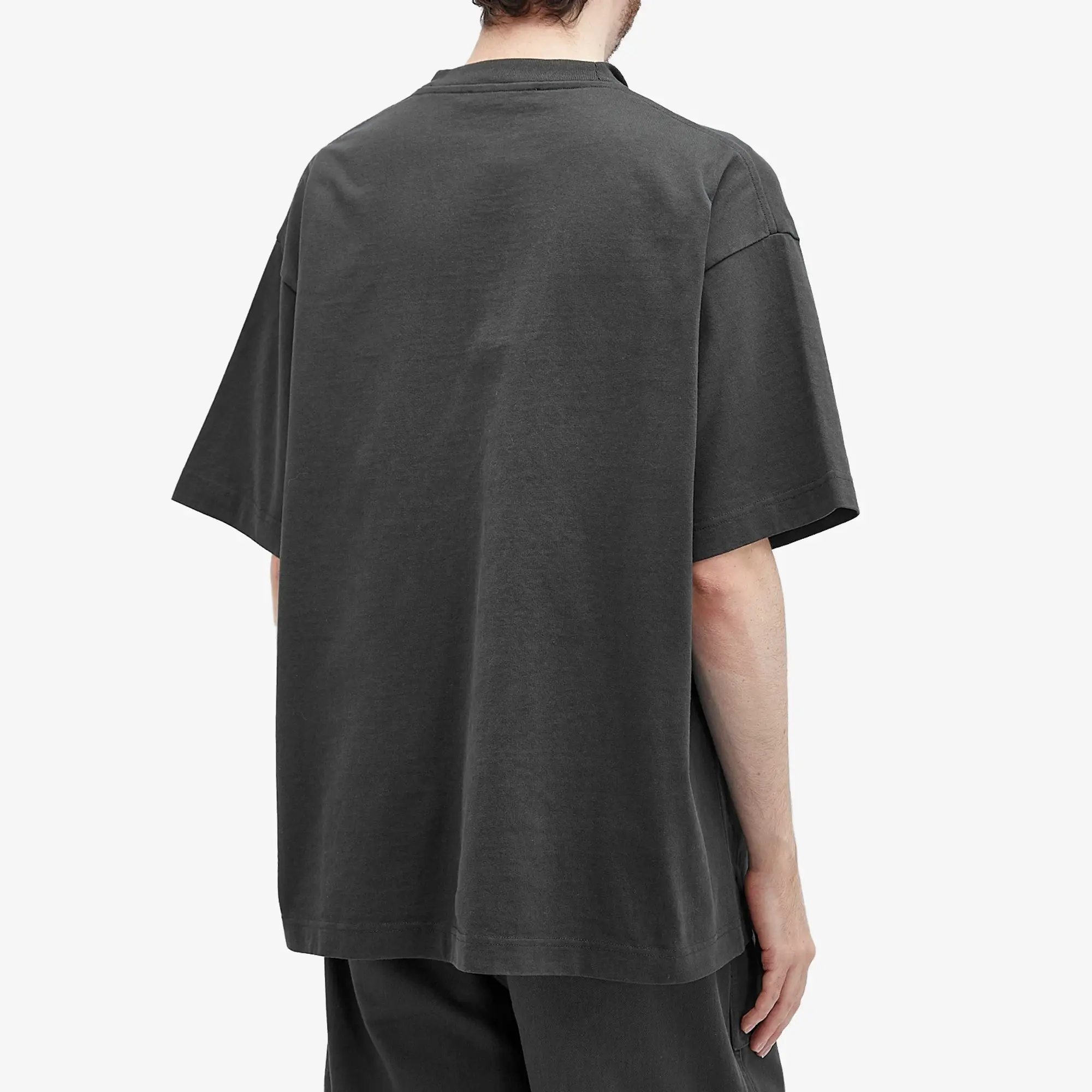 Acne Studios Men's Edlund Logo Wings T-Shirt Faded Black
