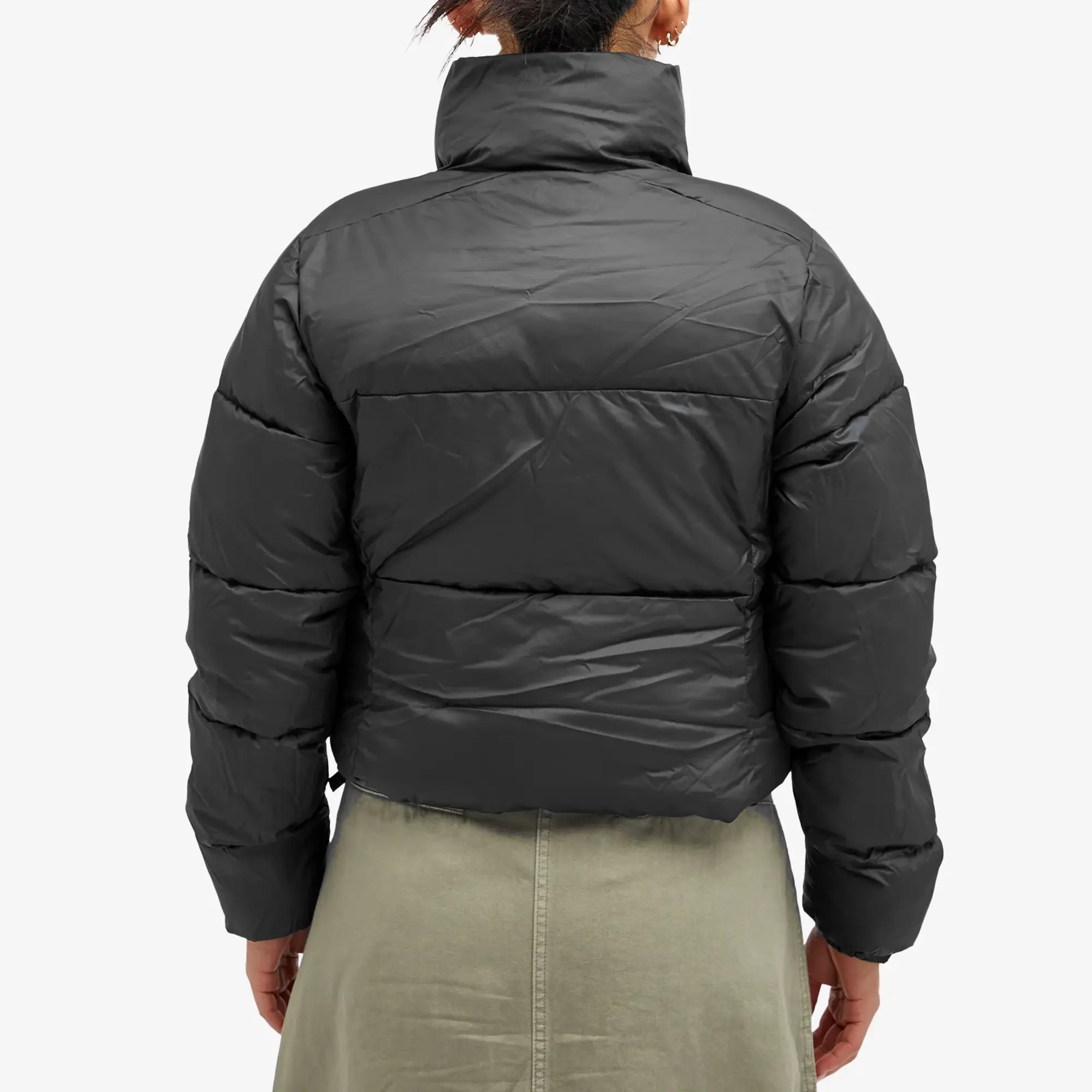 Columbia Puffect Ii Cropped Puffer Jacket In Black