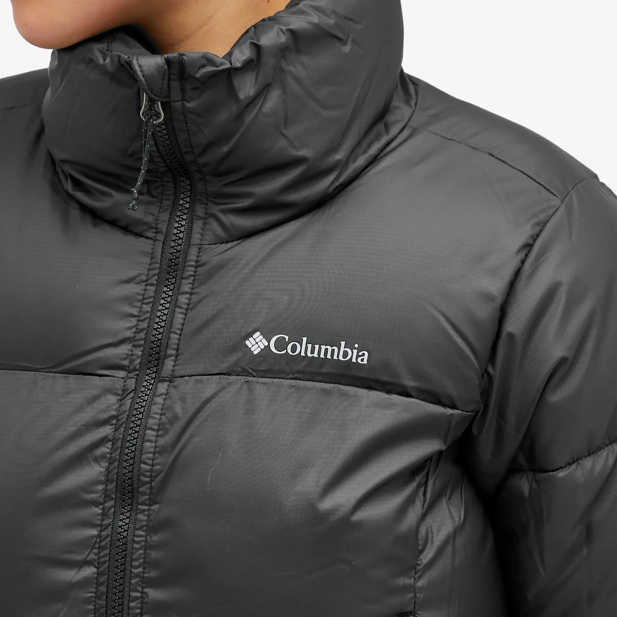 Columbia Puffect Ii Cropped Puffer Jacket In Black