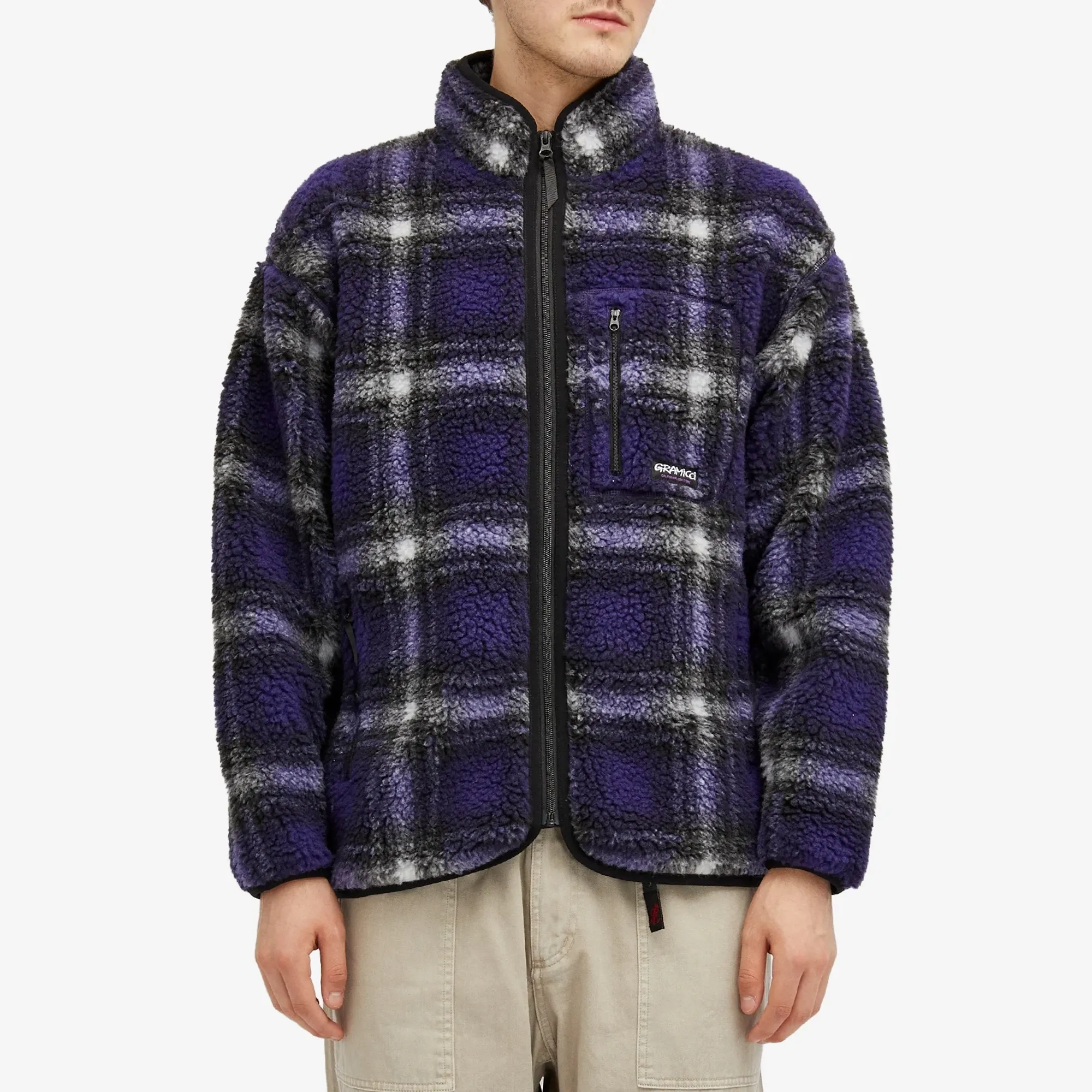 トップス SUBCULTURE OMBRE CHECK JACKET / PURPLE SUBCULTURE OMBRE CHECK JACKET PURPLE 【公式通販】