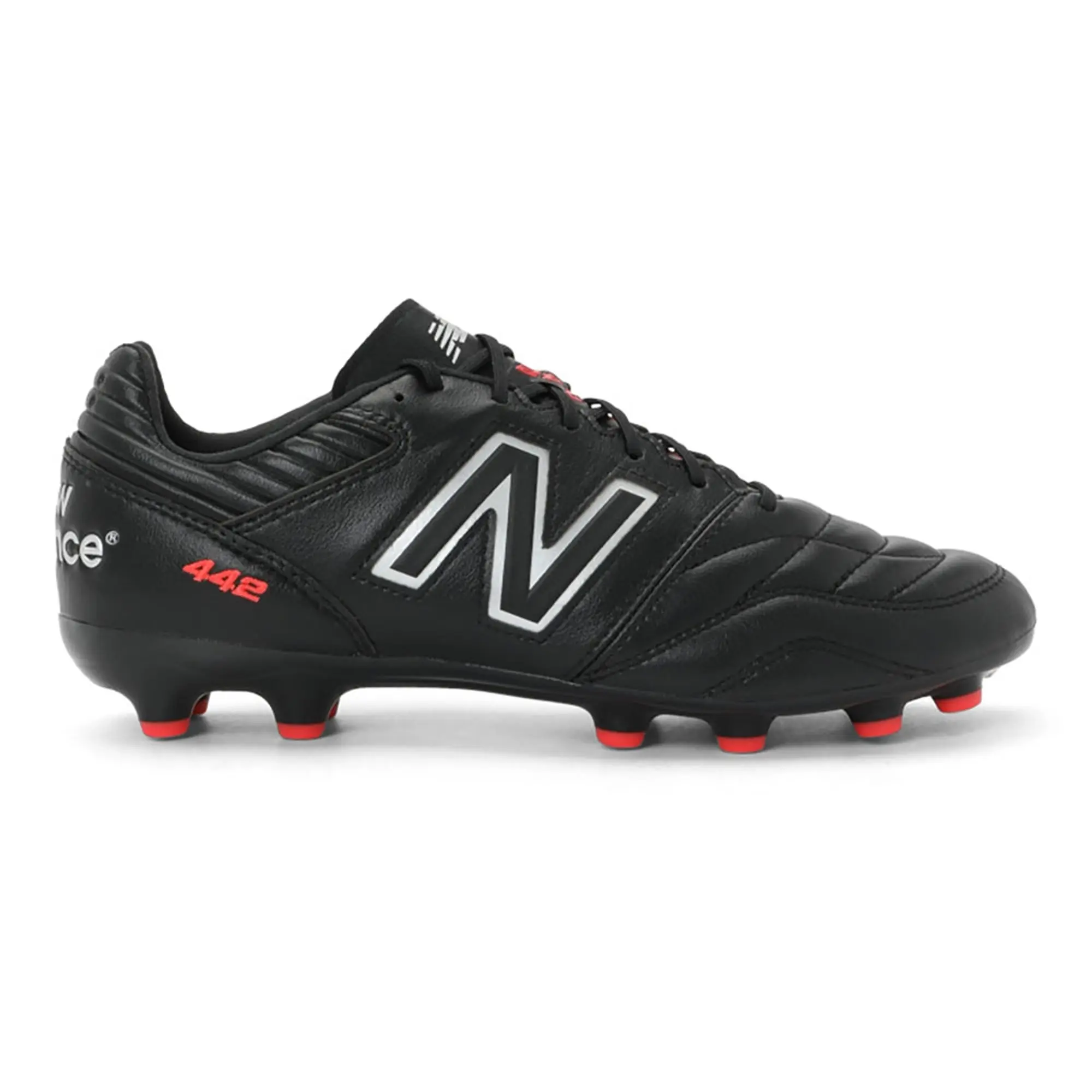 New Balance Men's 442 PRO AG V2 in Black/Red/White Microfiber