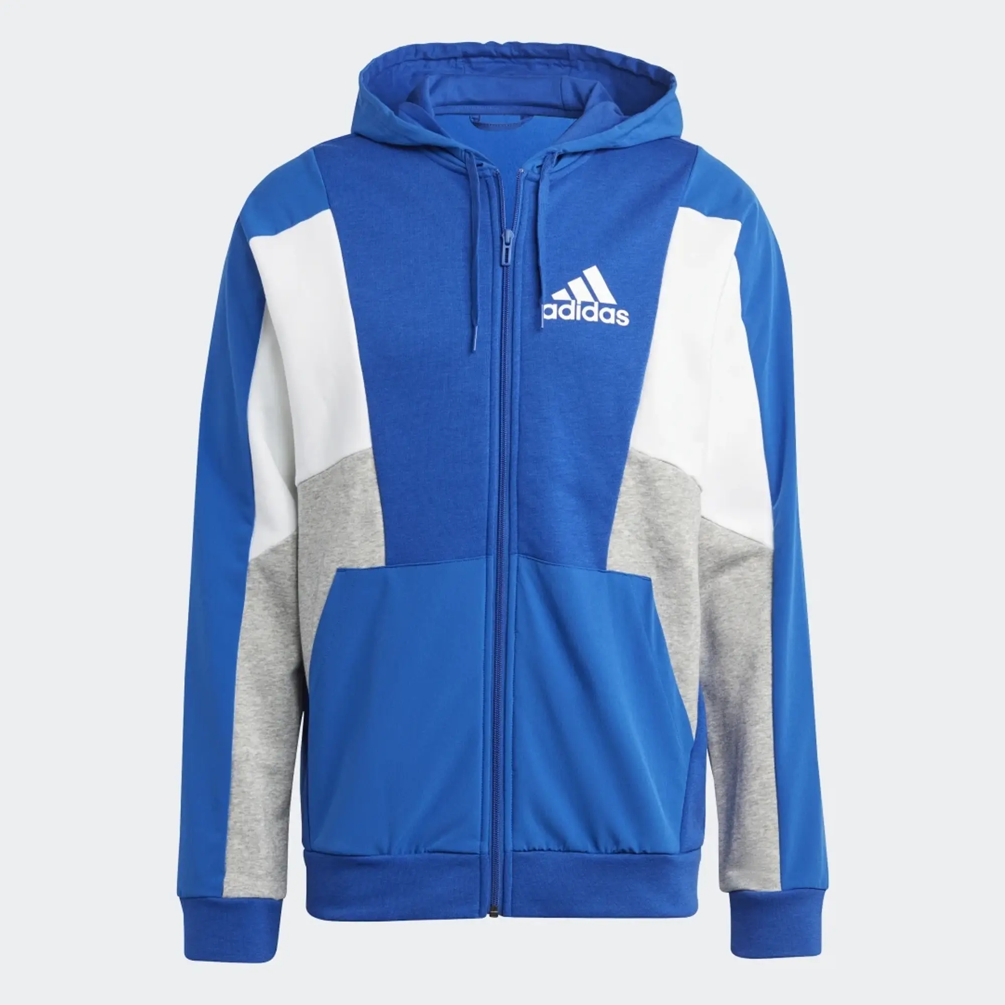 adidas Essentials Colorblock Full-Zip Hoodie