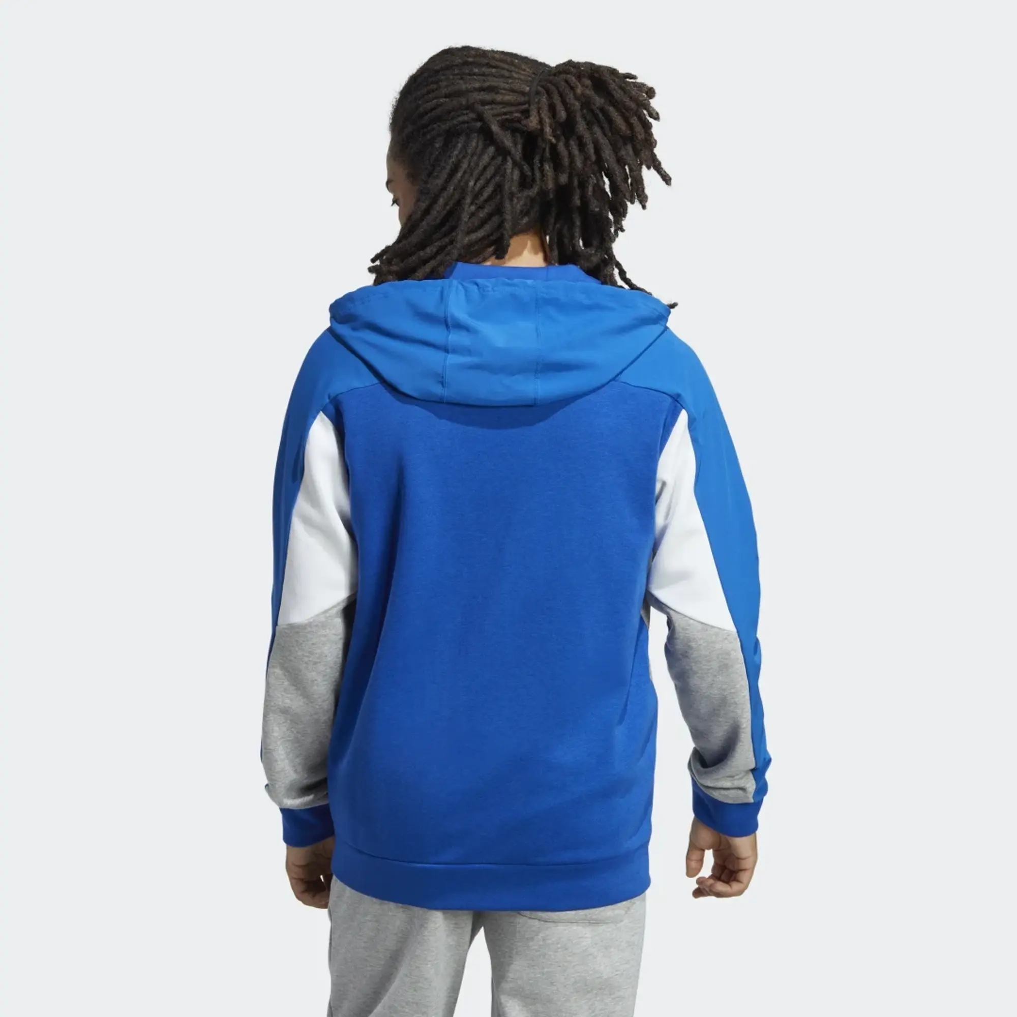 adidas Essentials Colorblock Full-Zip Hoodie