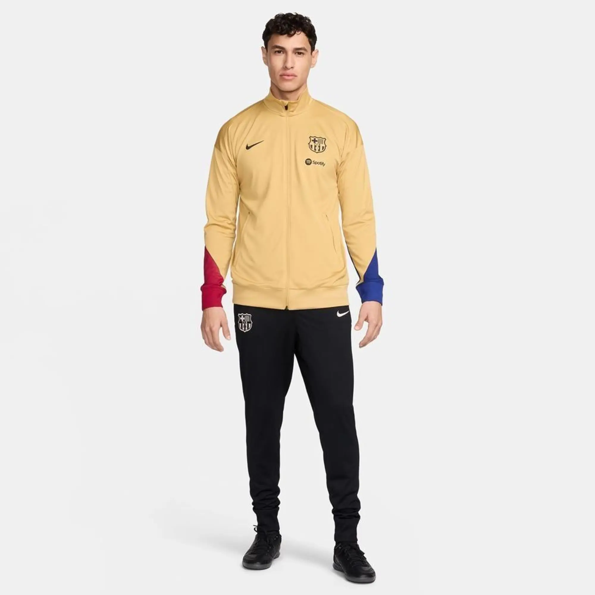 Nike Barcelona Dri-Fit Strike Tracksuit - Gold/Black - 2024-2025