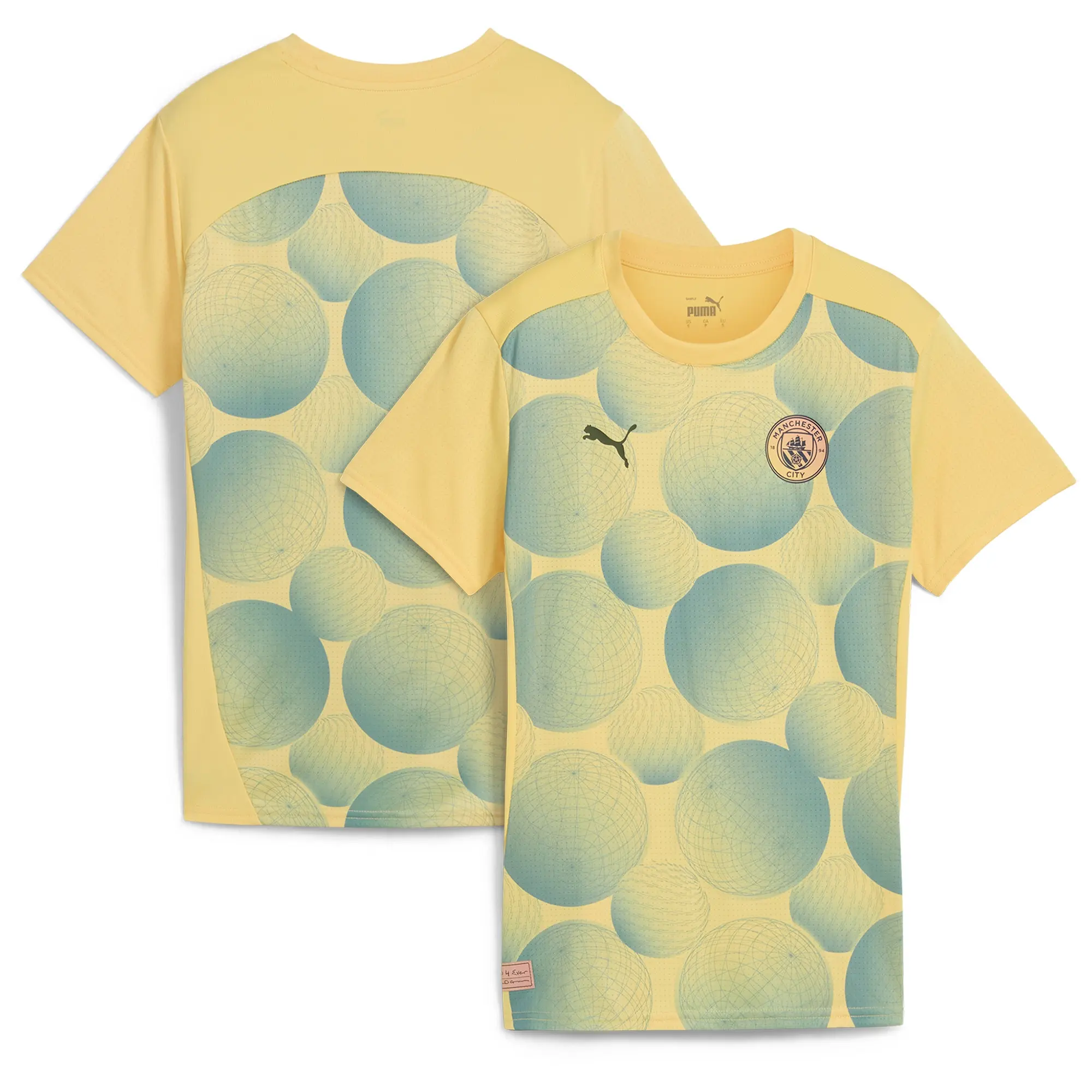 Puma Manchester City 24 25 Womens SS Pre Match Shirt