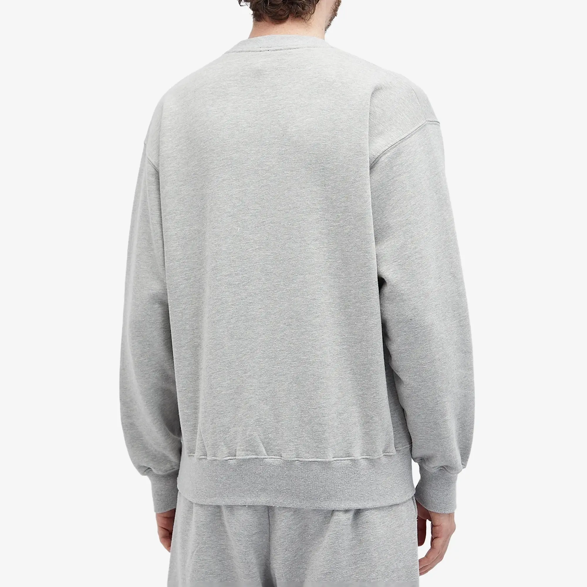 No Problemo Men's Mini Problemo Crew Sweatshirt Grey Marl