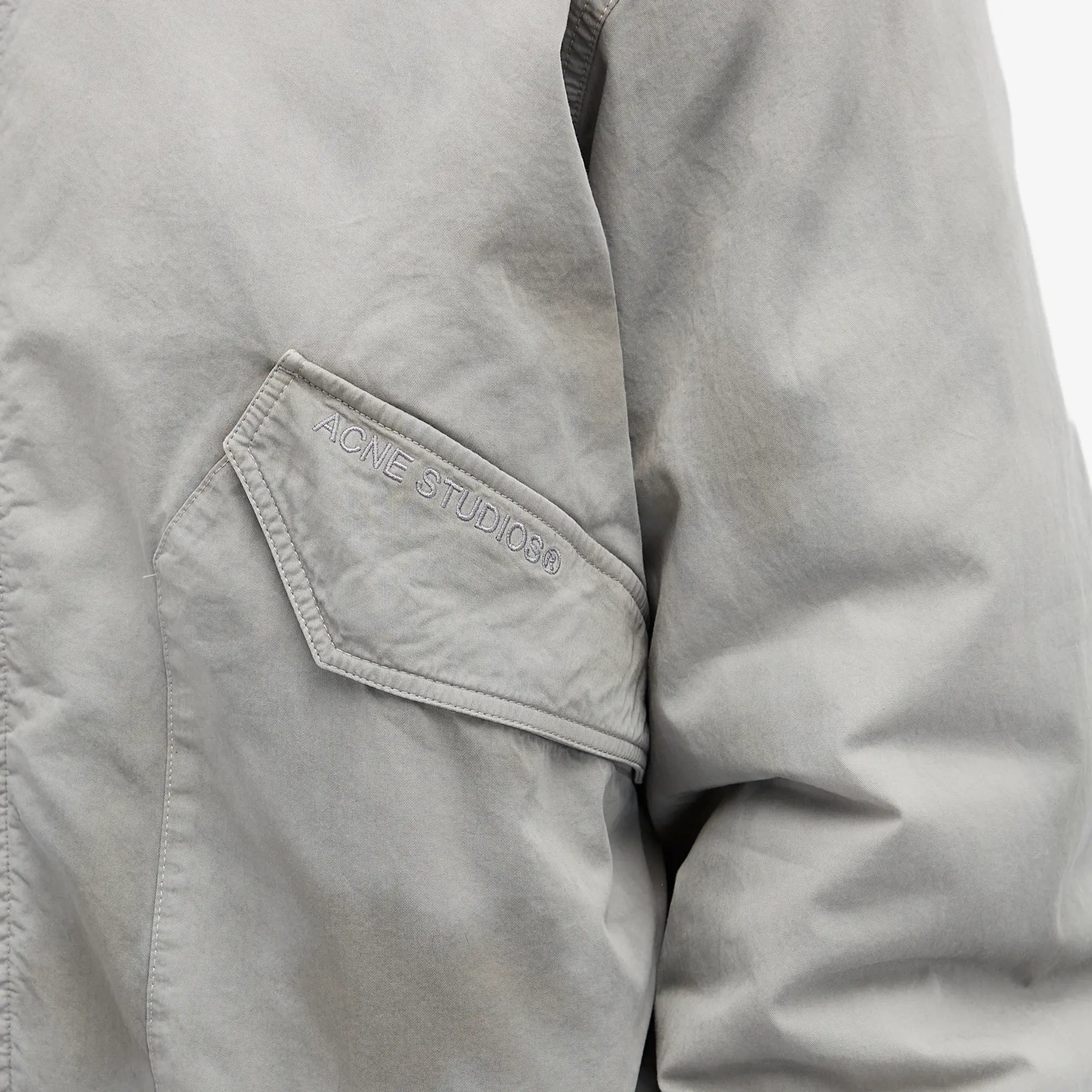 Acne Studios Bomber Jacket - Mid Grey