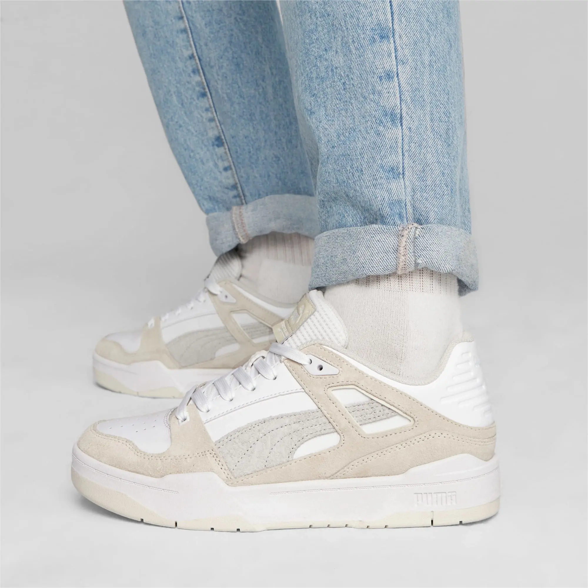 Puma Slipstream Heritage Low-Top Trainers Mens - White