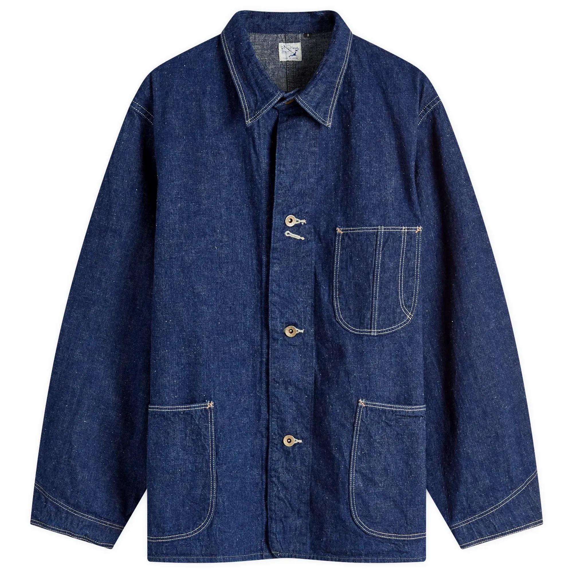 orSlow Men's 1940s Coverall 4 Pocket Jacket One Wash | 01-6150-81 orSlow Men's 1940s Coverall 4 Pocket Jacket One Wash | 01-6150-81