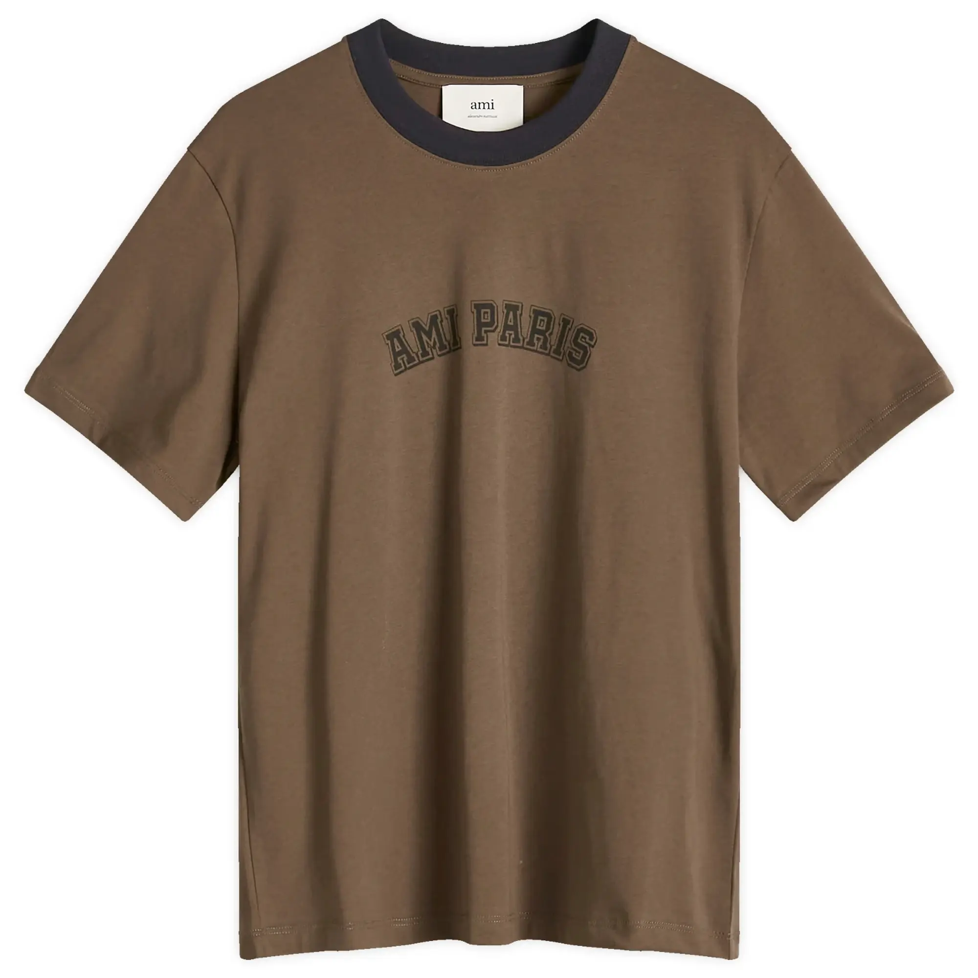 AMI Paris Women's AMI Paris Women's T-Shirt Dark Coffee