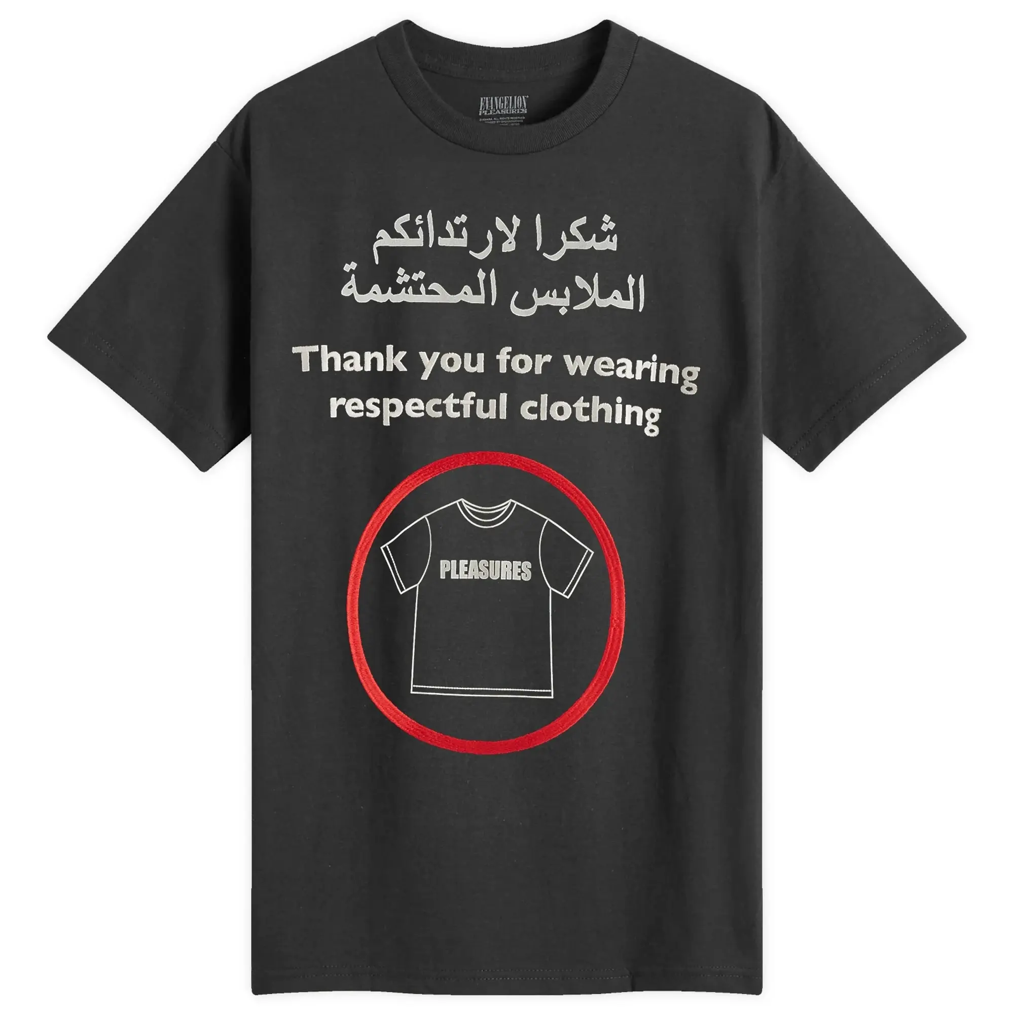 Pleasures Men's Respect Heavyweight T-Shirt Black