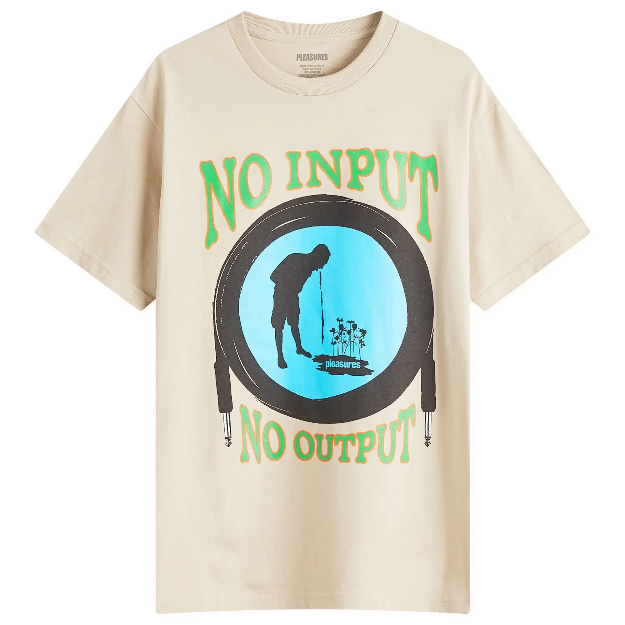 Pleasures Men's Input T-Shirt Tan