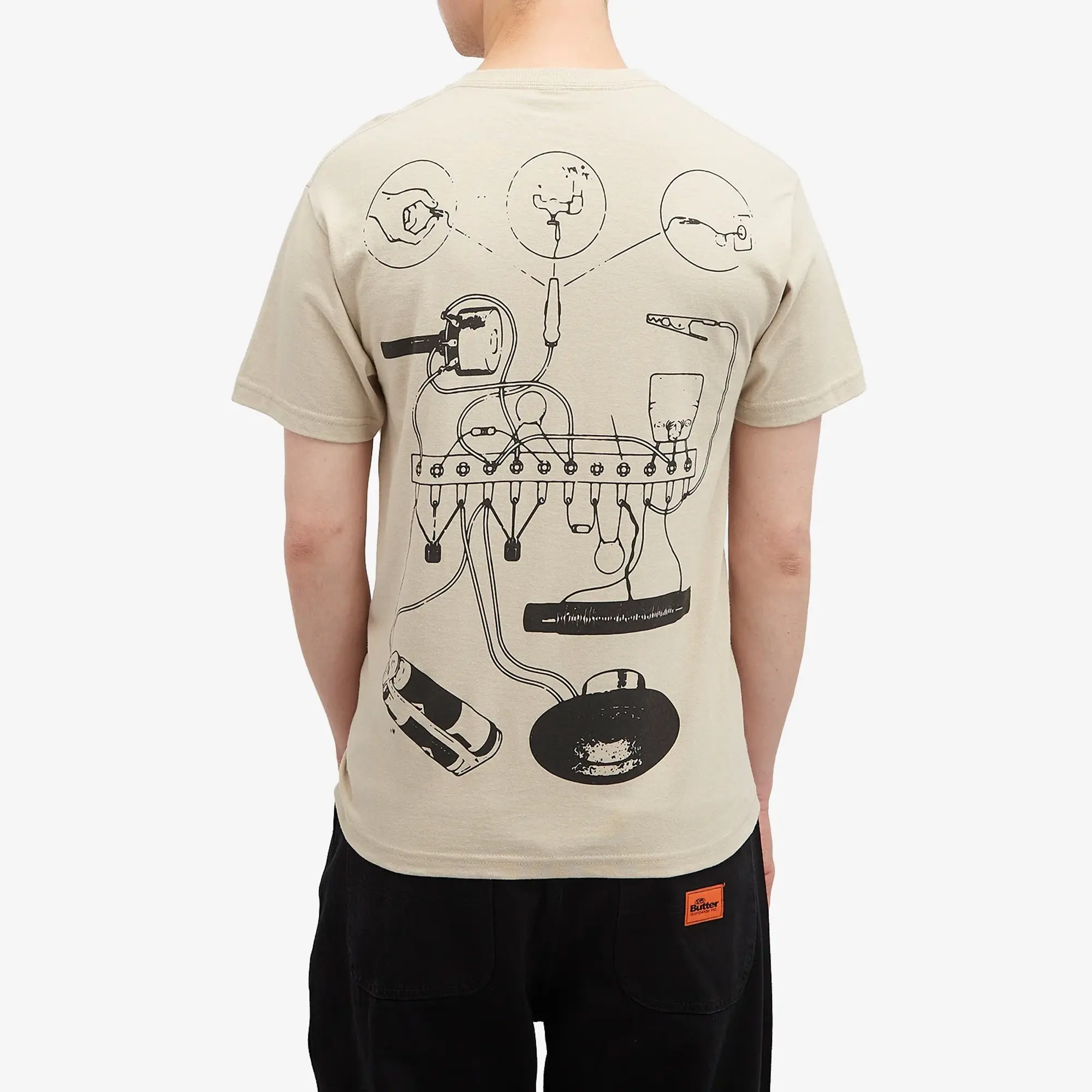 Pleasures Men's Input T-Shirt Tan