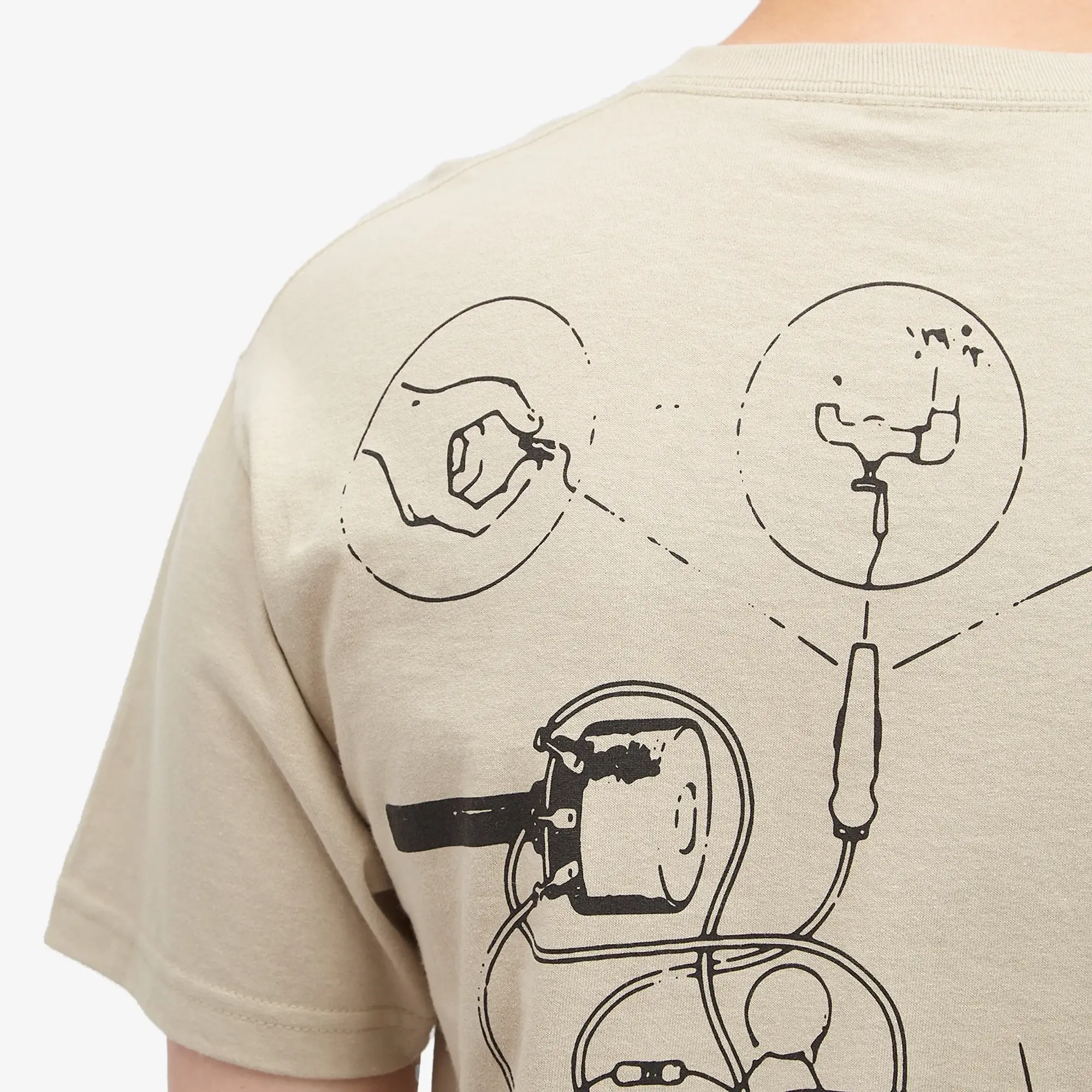 Pleasures Men's Input T-Shirt Tan