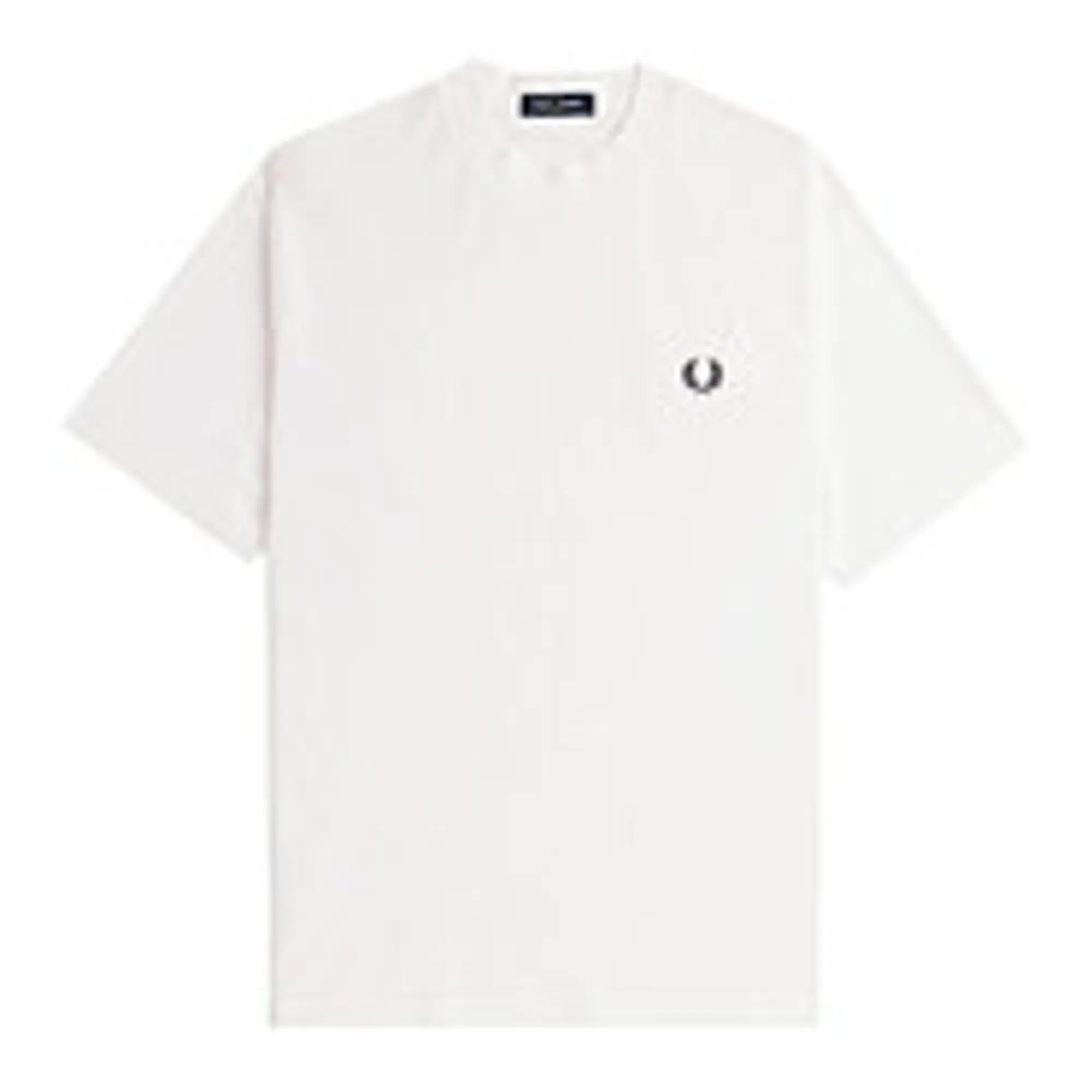 Fred Perry Relaxed Towelling T-Shirt - Snow White