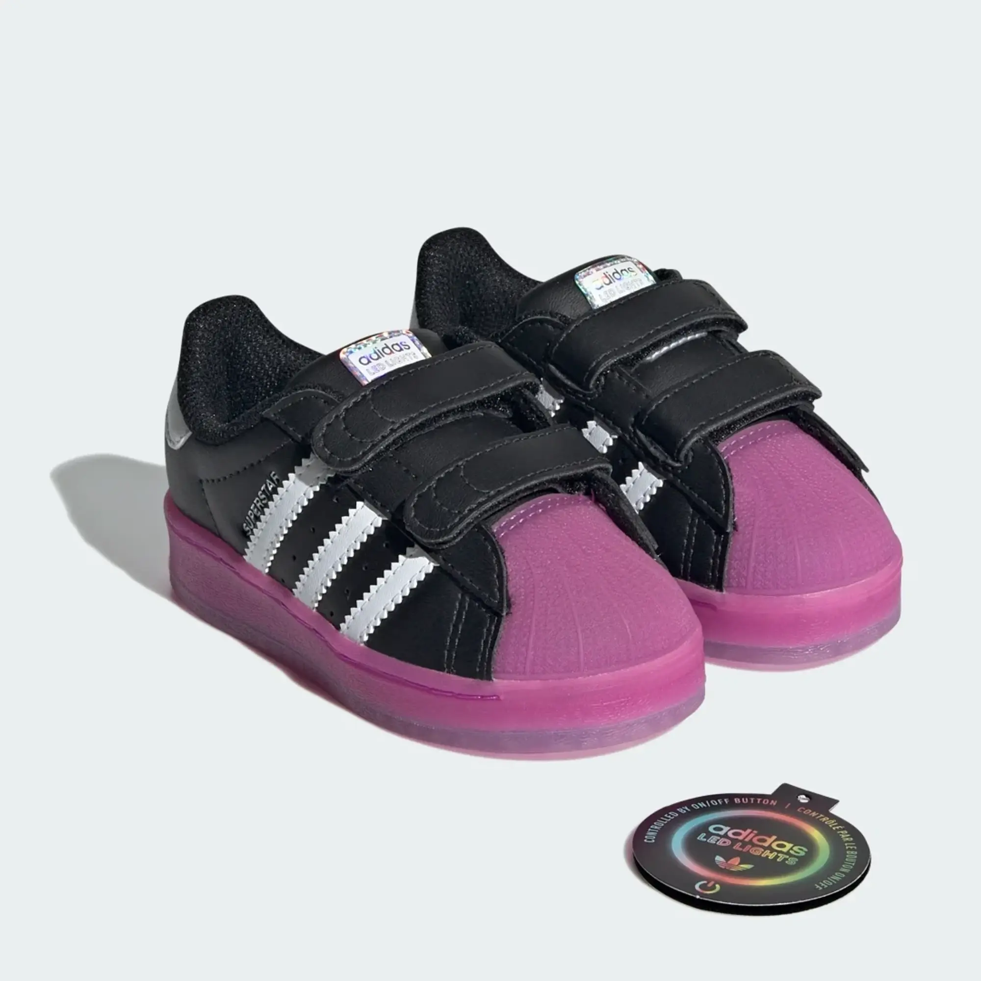 adidas Superstar LED Lights Comfort Closure Shoes Kids