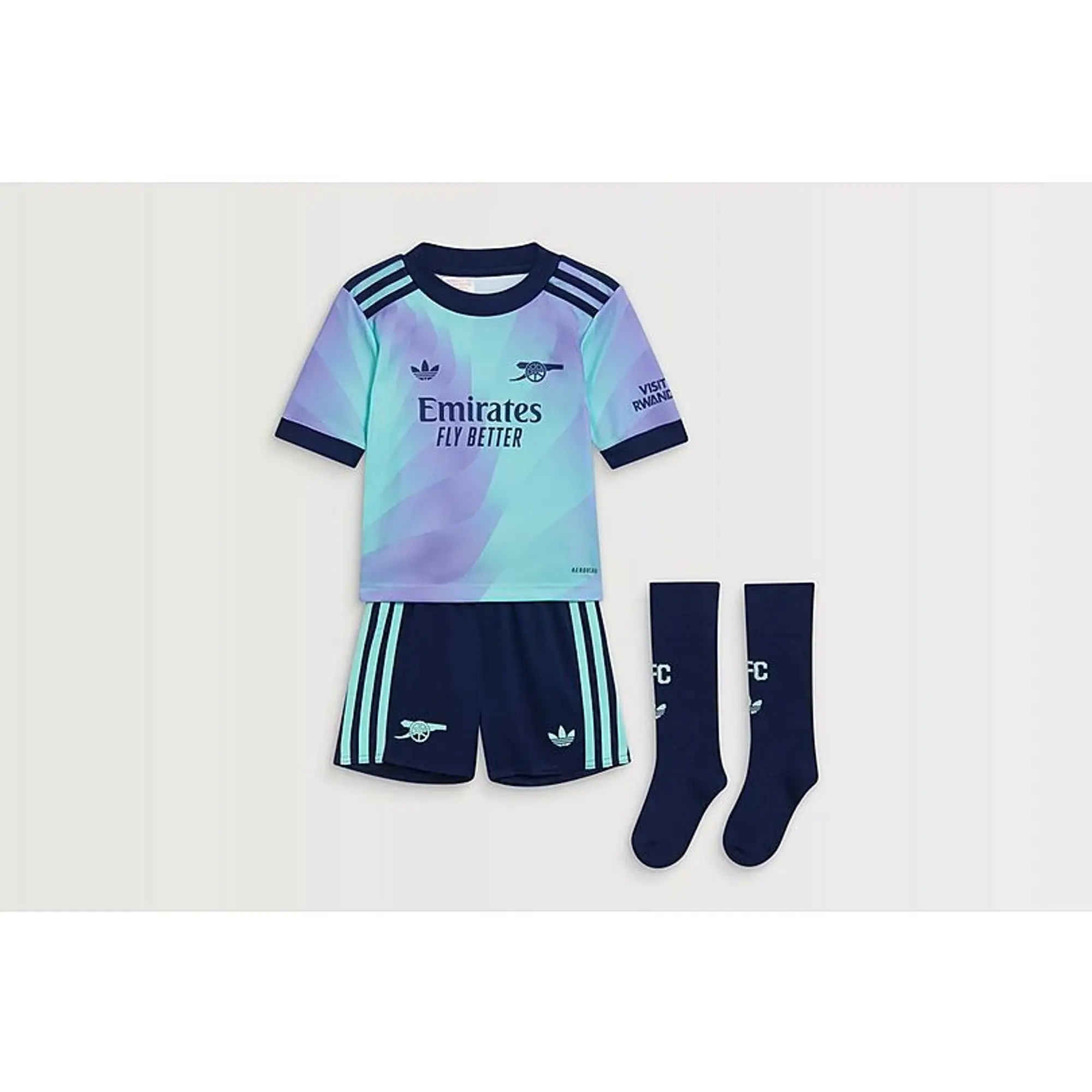 Arsenal adidas 24/25 Third Mini Kit, Multicolor