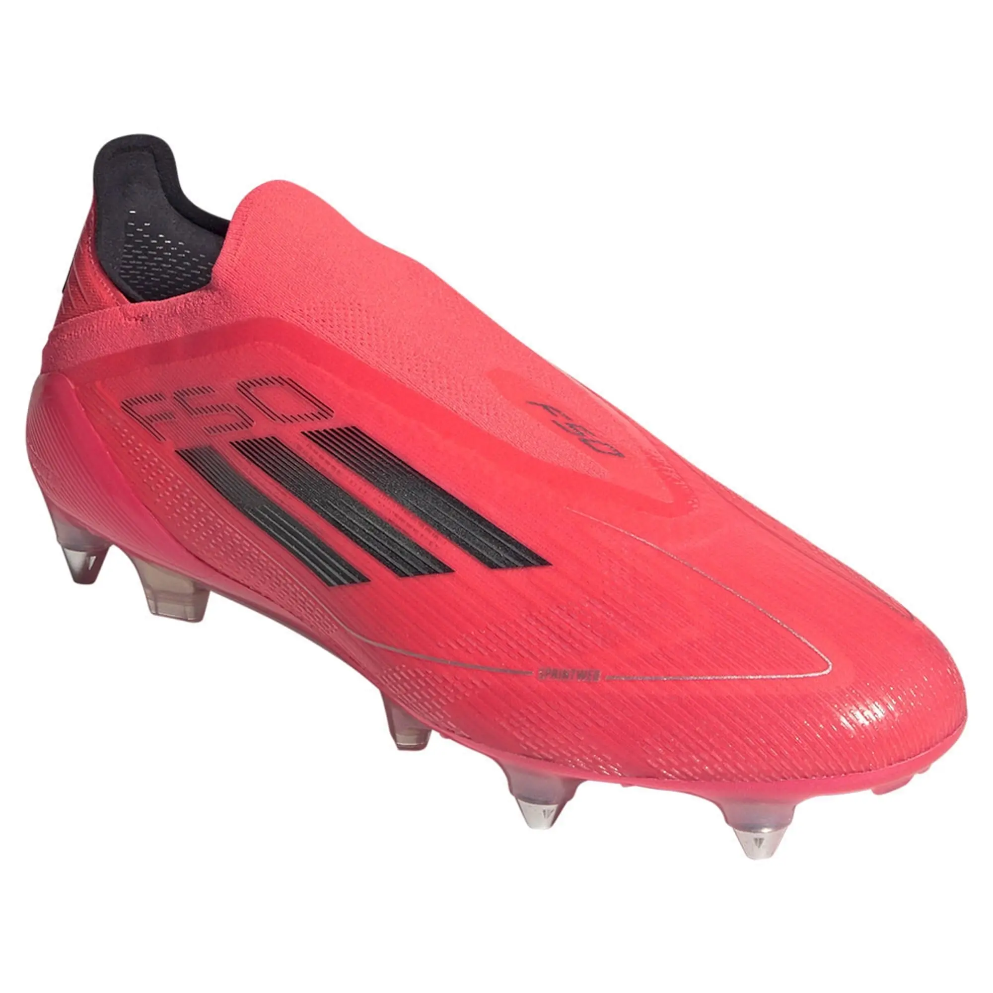 Adidas F50 Elite Laceless Sg Vivid Horizon - Turbo/Aurora Black/Platin Metallic - ['Red']