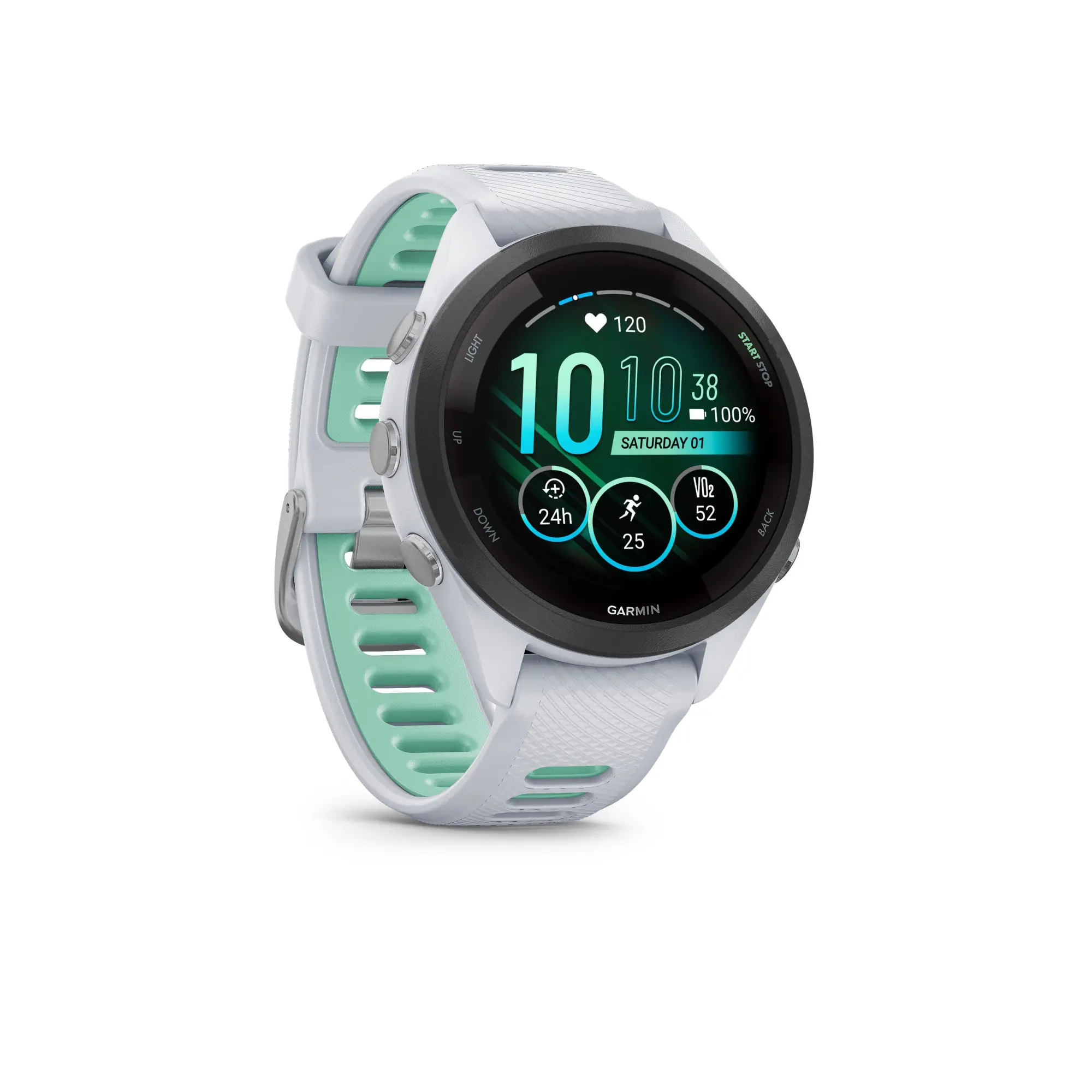 Marathon Cardio Gps Multi-Sport Smartwatch Forerunner 265S Music - White