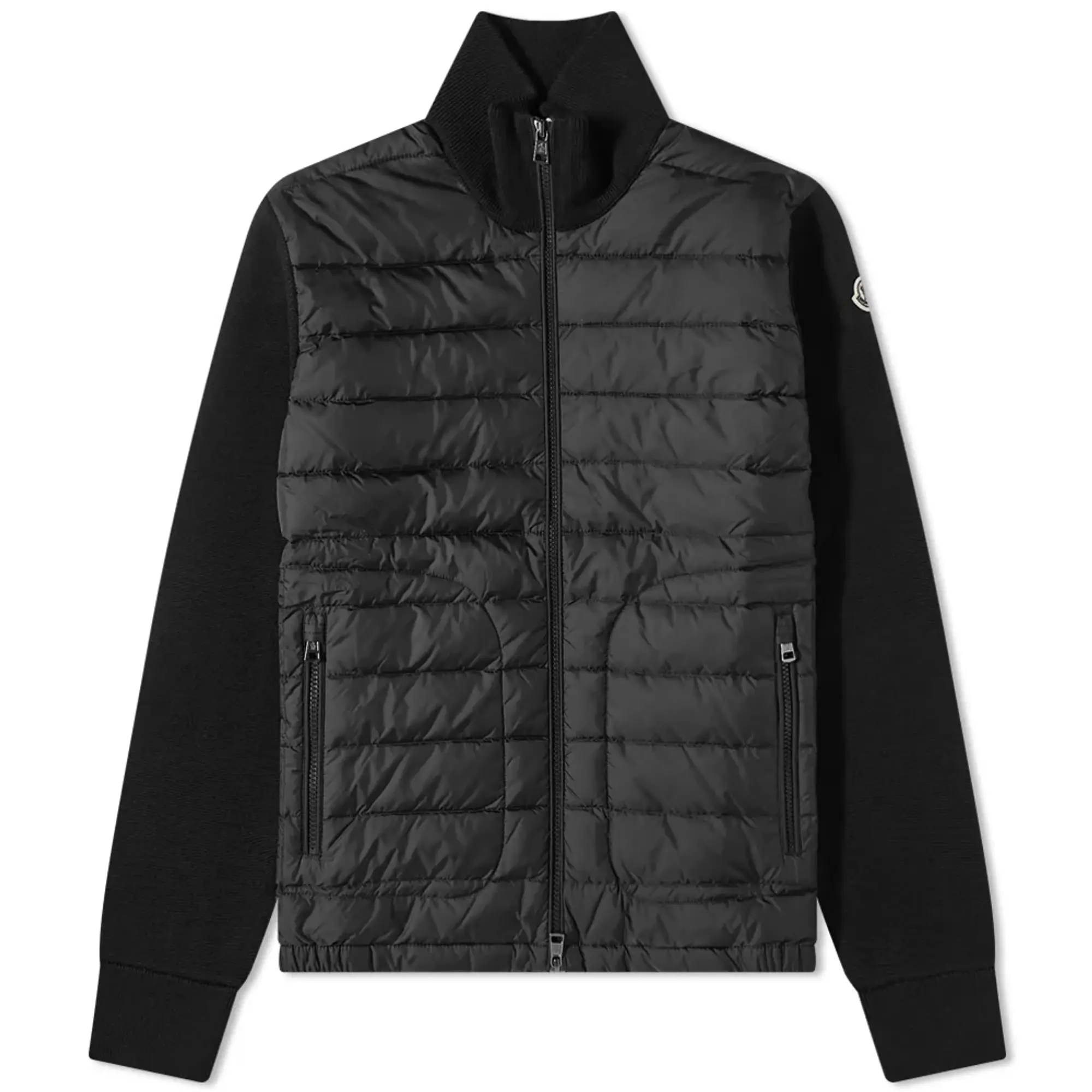 Moncler Men's Down Knit Jacket Black