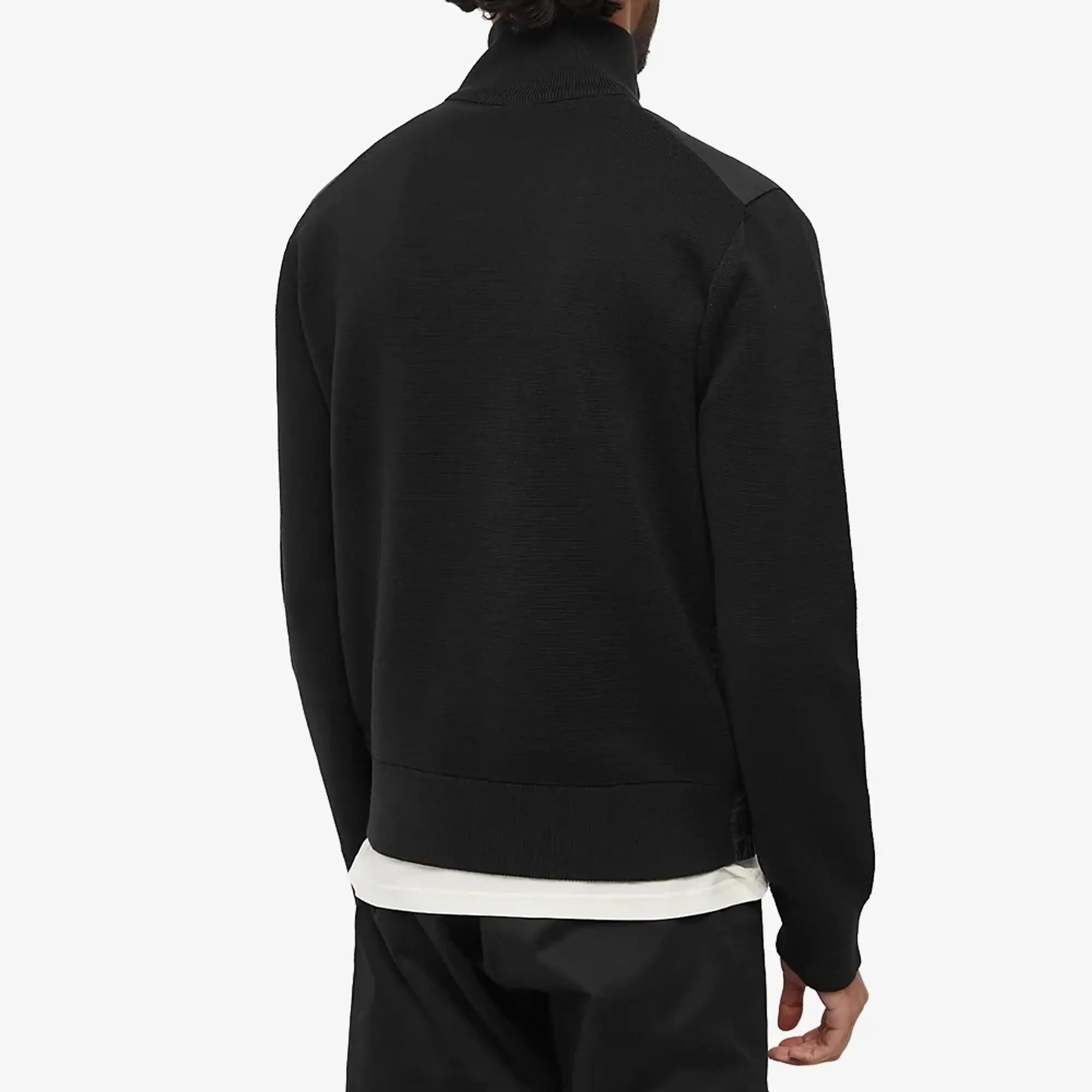 Moncler Men's Down Knit Jacket Black