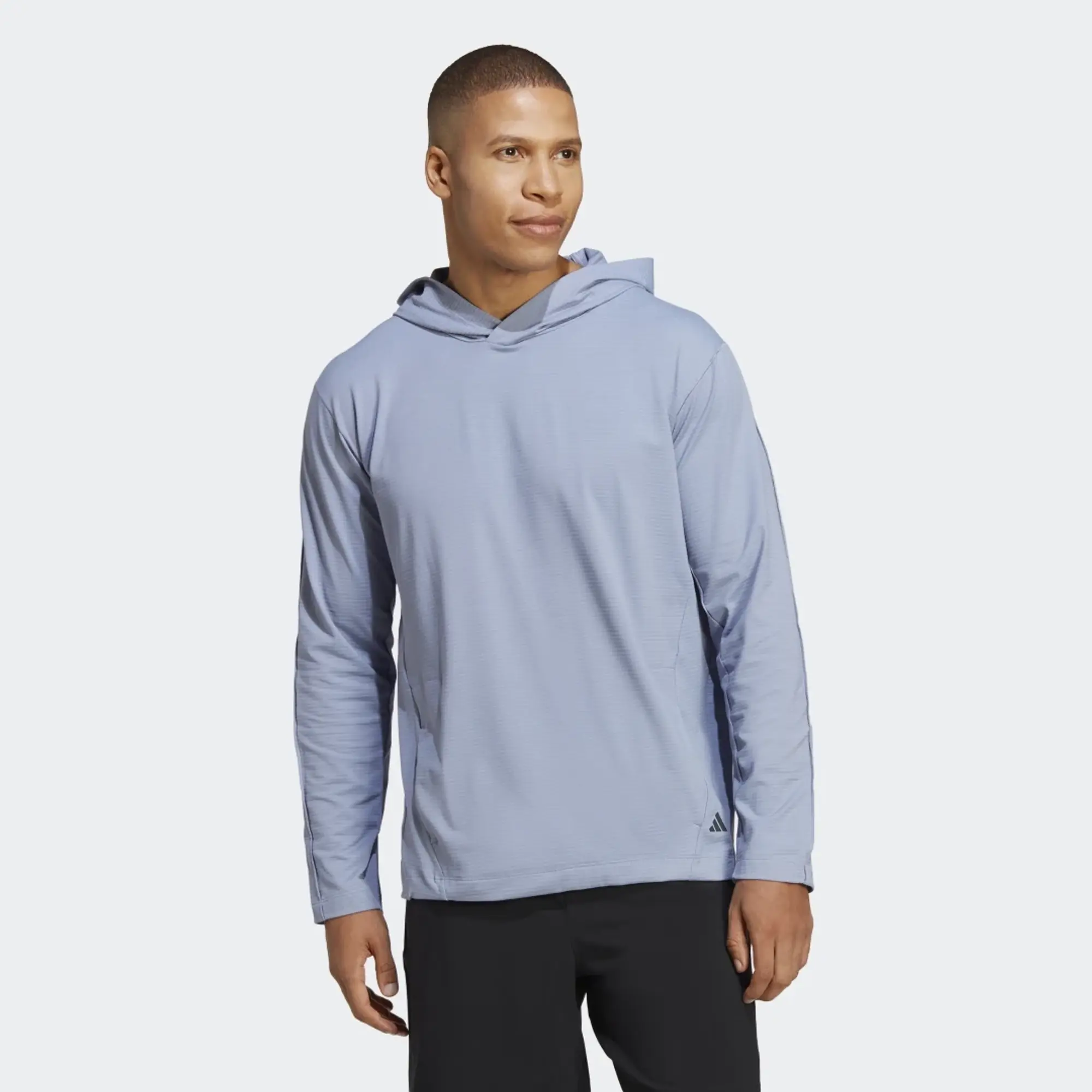 adidas Yoga Graphic Hoodie Mens - Blue
