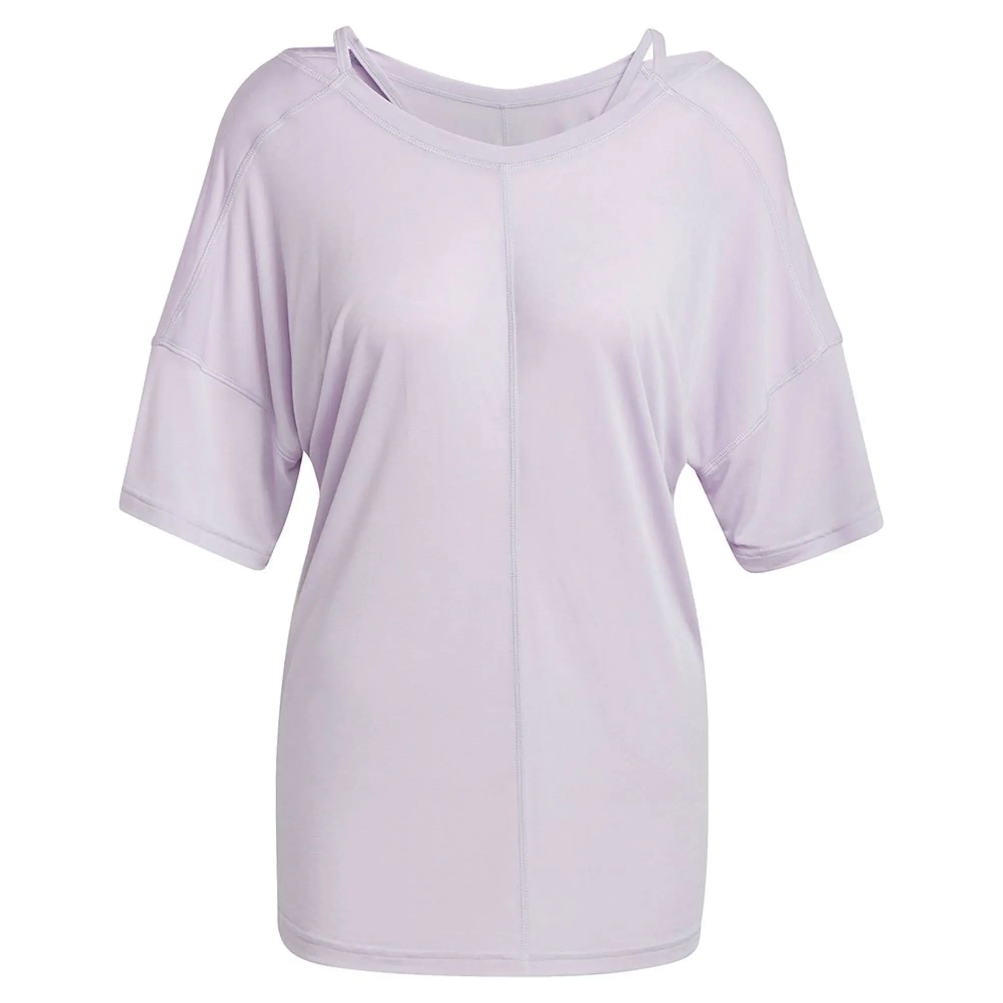 adidas  YGA ST O T  women's T shirt in Purple