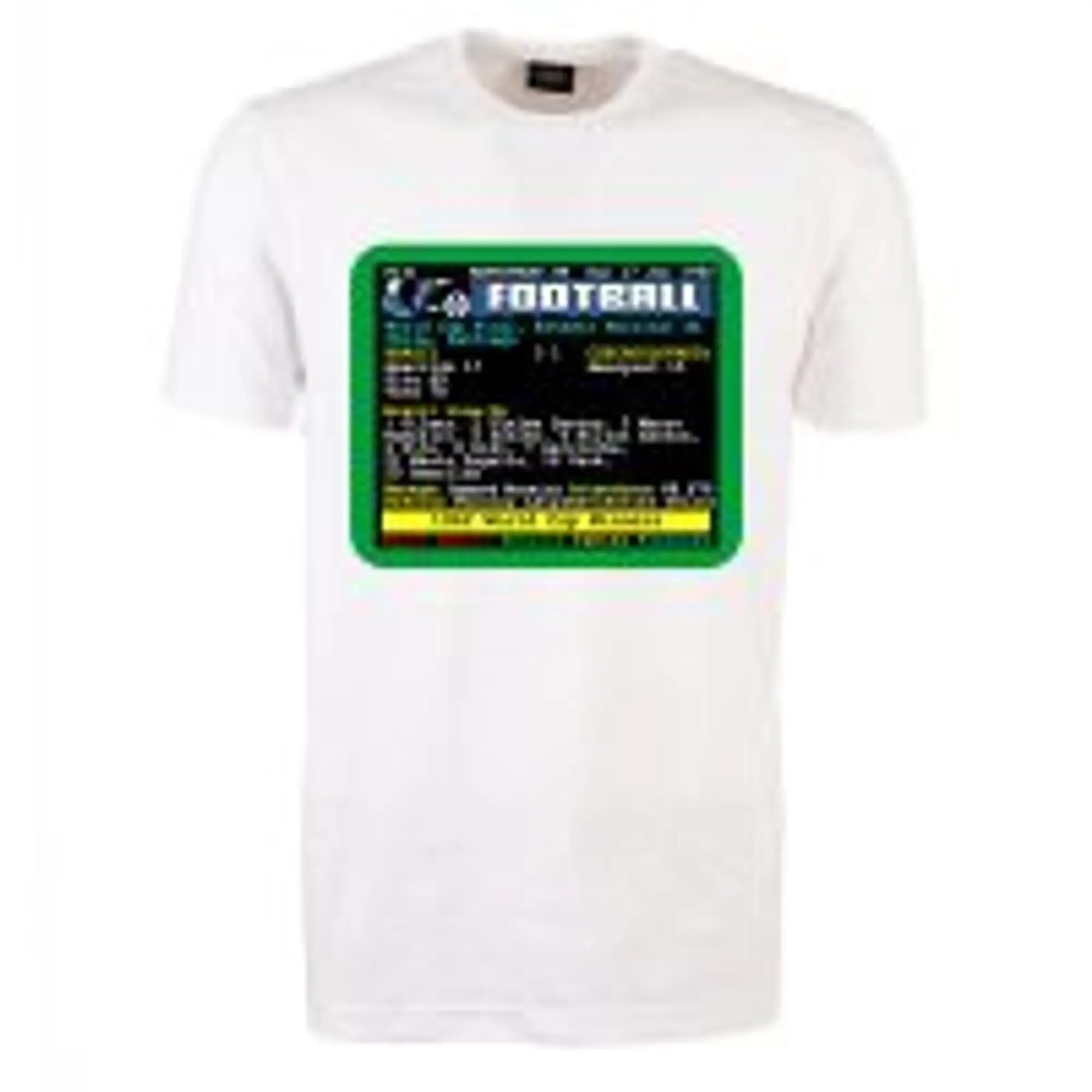 1962 World Cup Final Brazil v Czech Retrotext T-Shirt