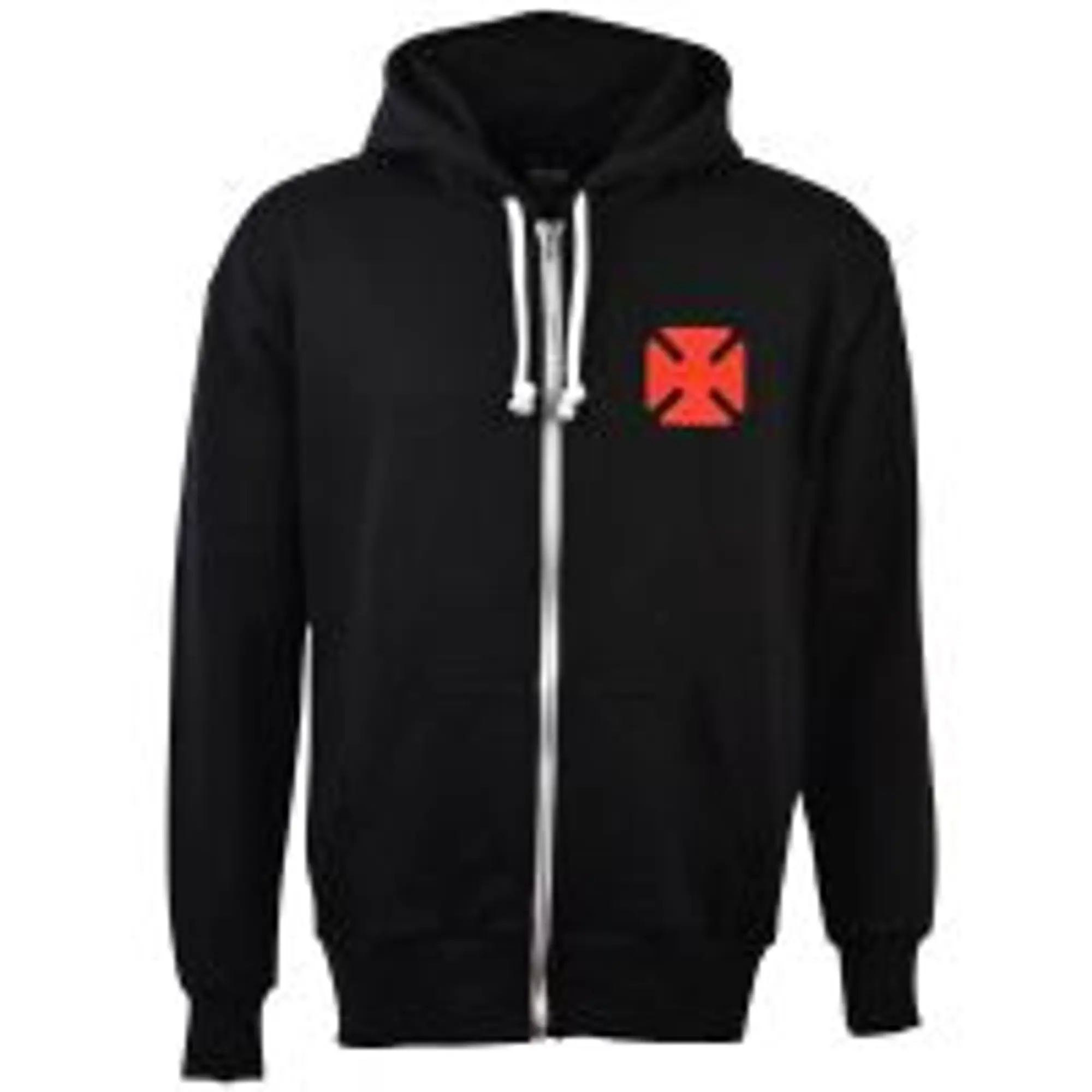 Vasco Da Gama Zipped Hoodie -  Black