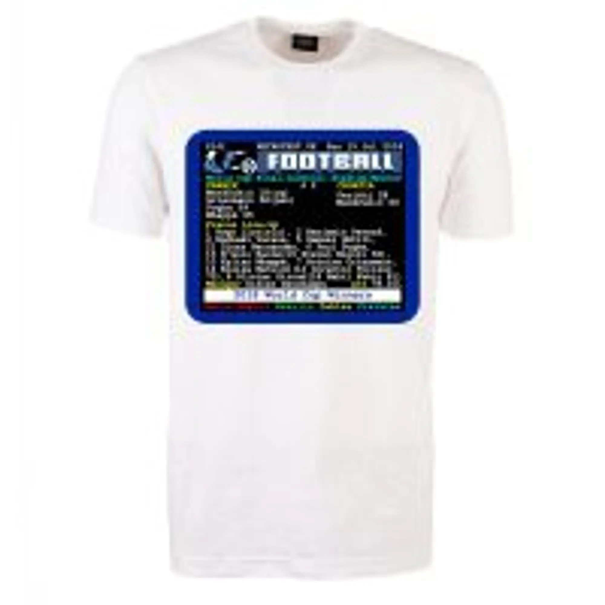 2018 World Cup Final France v Croatia Retrotext T-Shirt