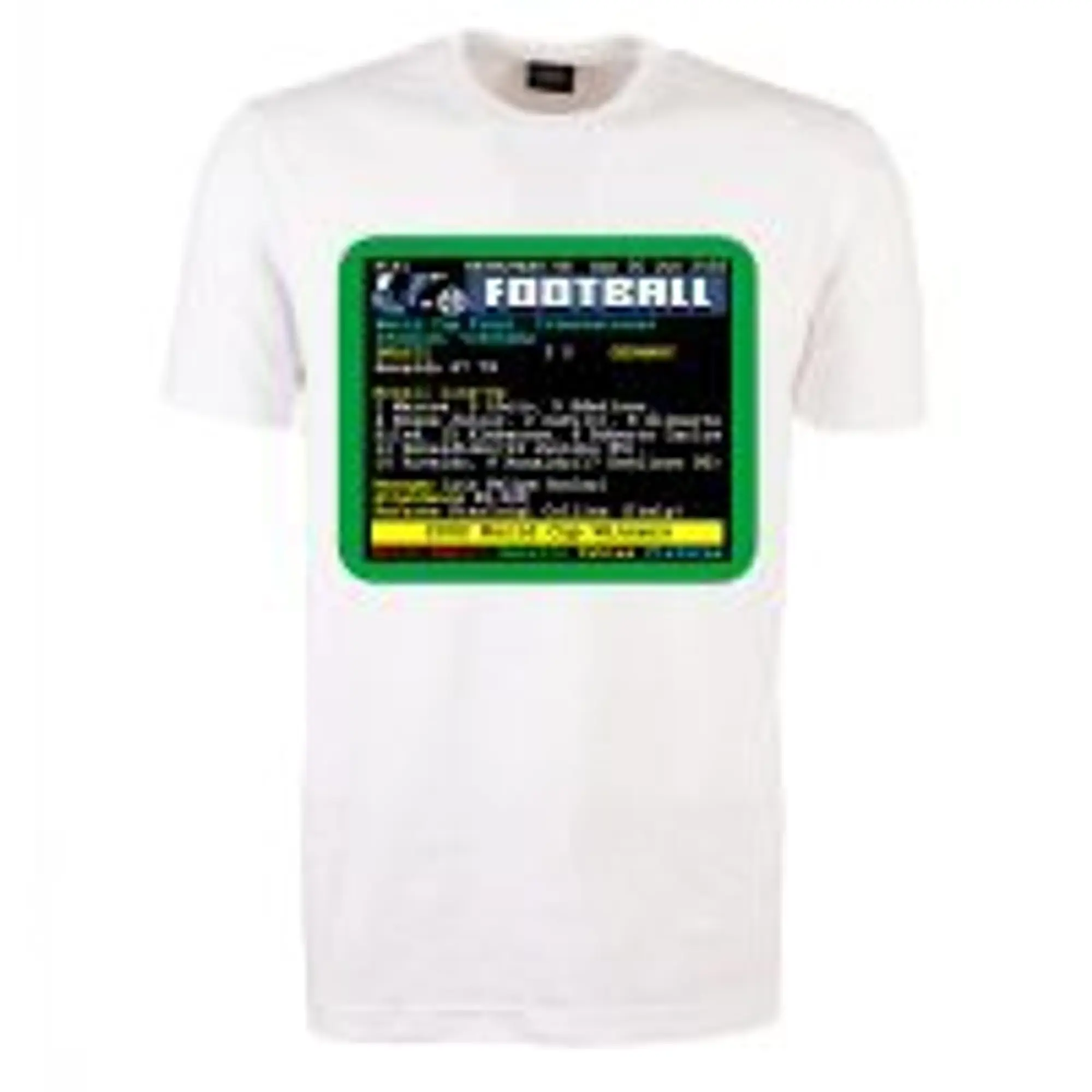 2002 World Cup Final Brazil v Germany Retrotext T-Shirt